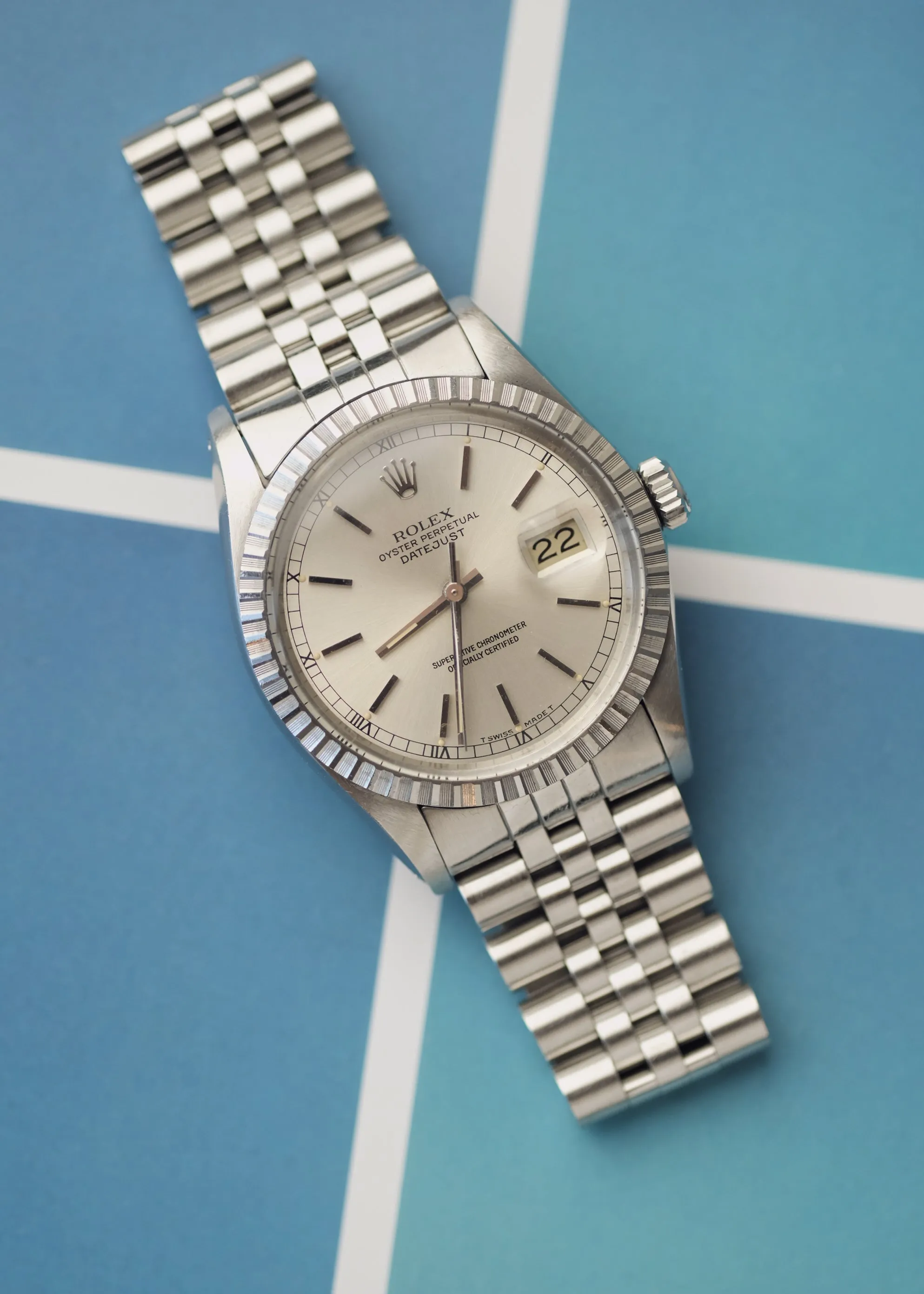 Rolex Datejust 16030 Silver Roman Dial - 1984