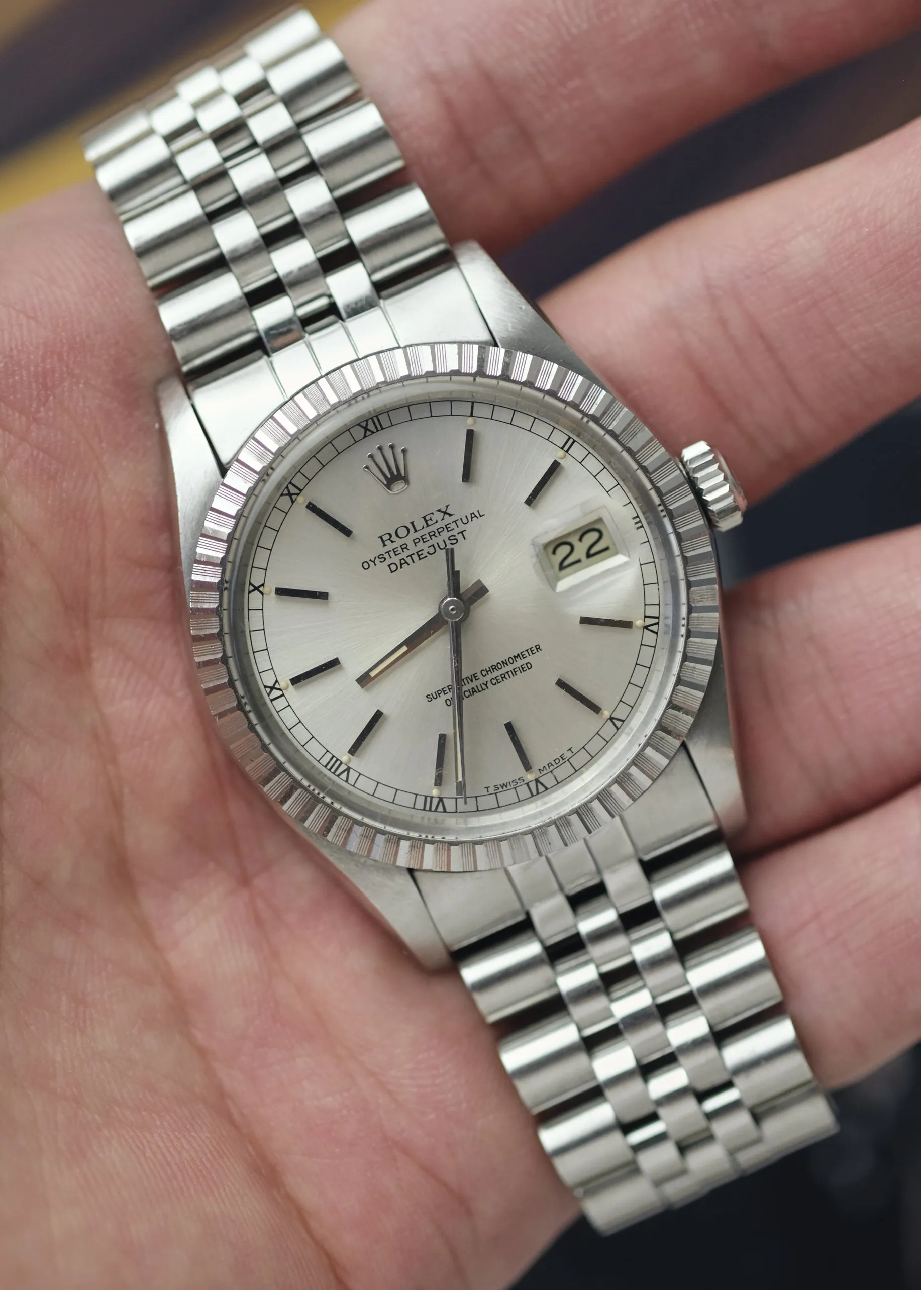 Rolex Datejust 16030 Silver Roman Dial - 1984