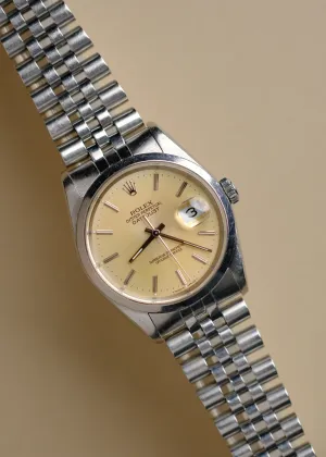 Rolex Datejust 16200 Sun-Kissed Dial w/RSC - 1990