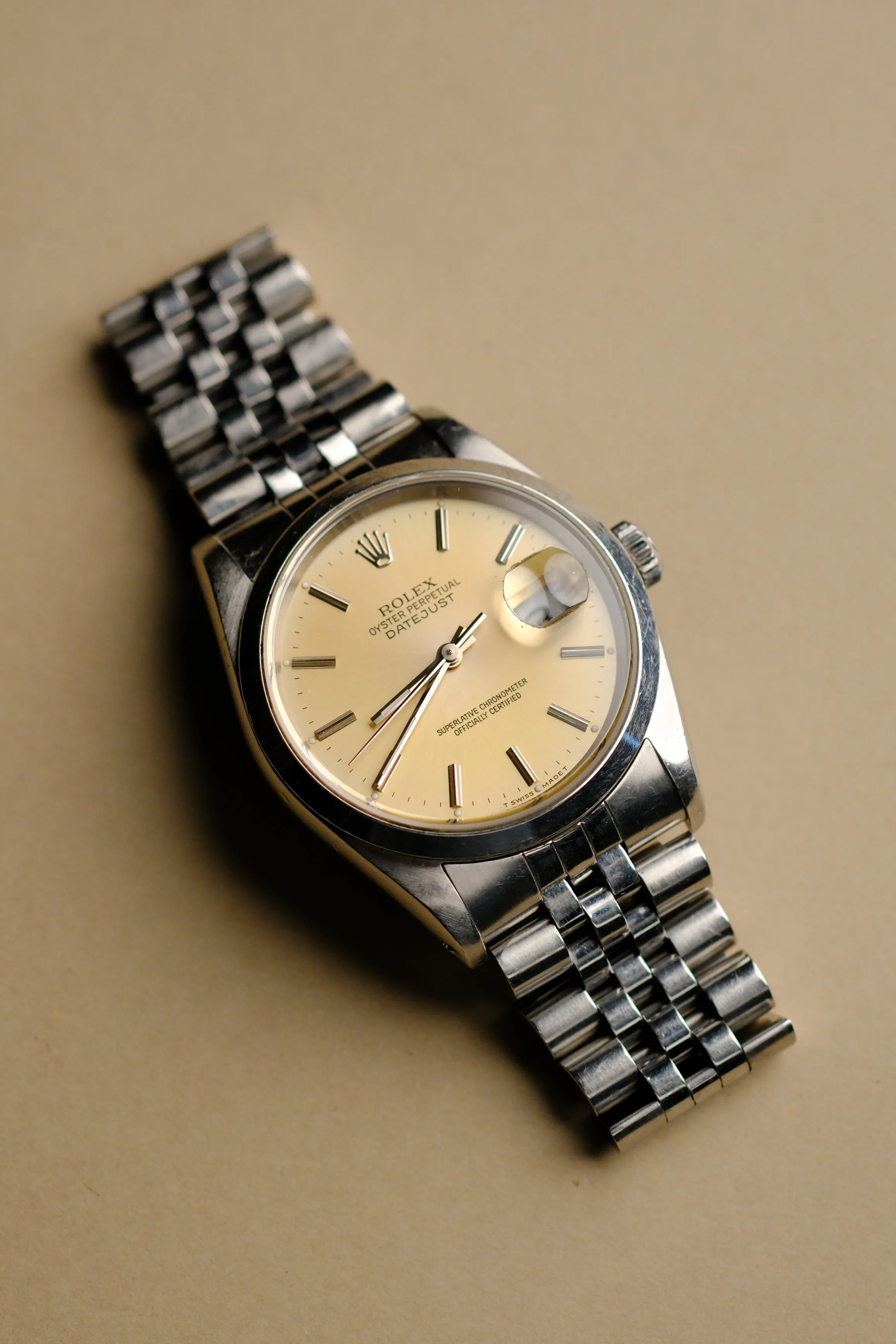 Rolex Datejust 16200 Sun-Kissed Dial w/RSC - 1990