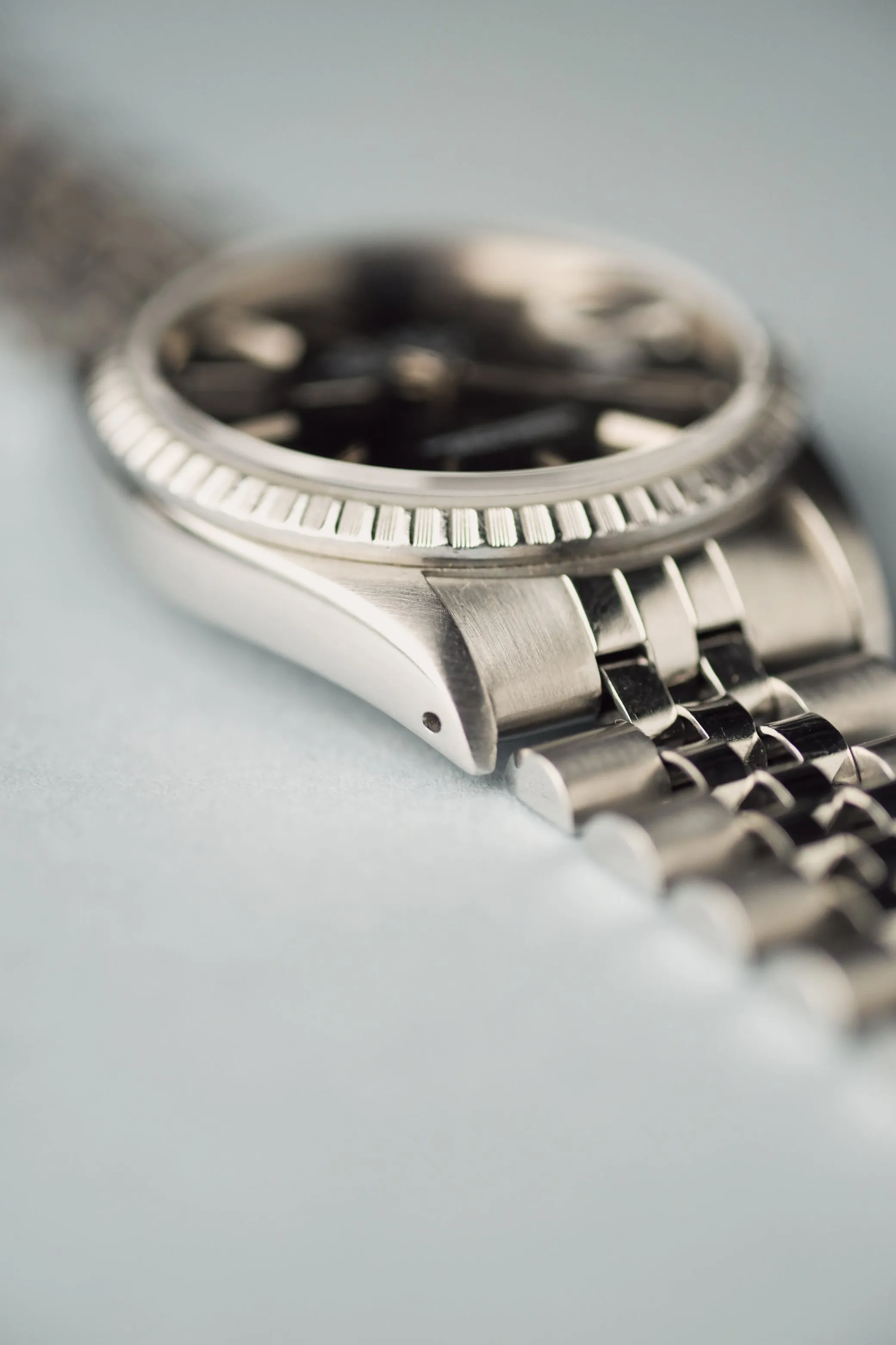Rolex Datejust 16220 Black Sandy Dial w/Box - 1989