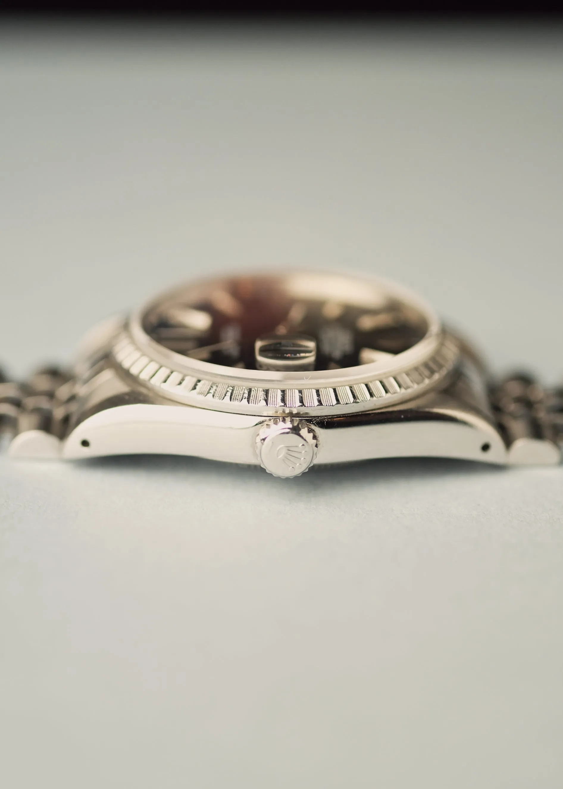 Rolex Datejust 16220 Black Sandy Dial w/Box - 1989