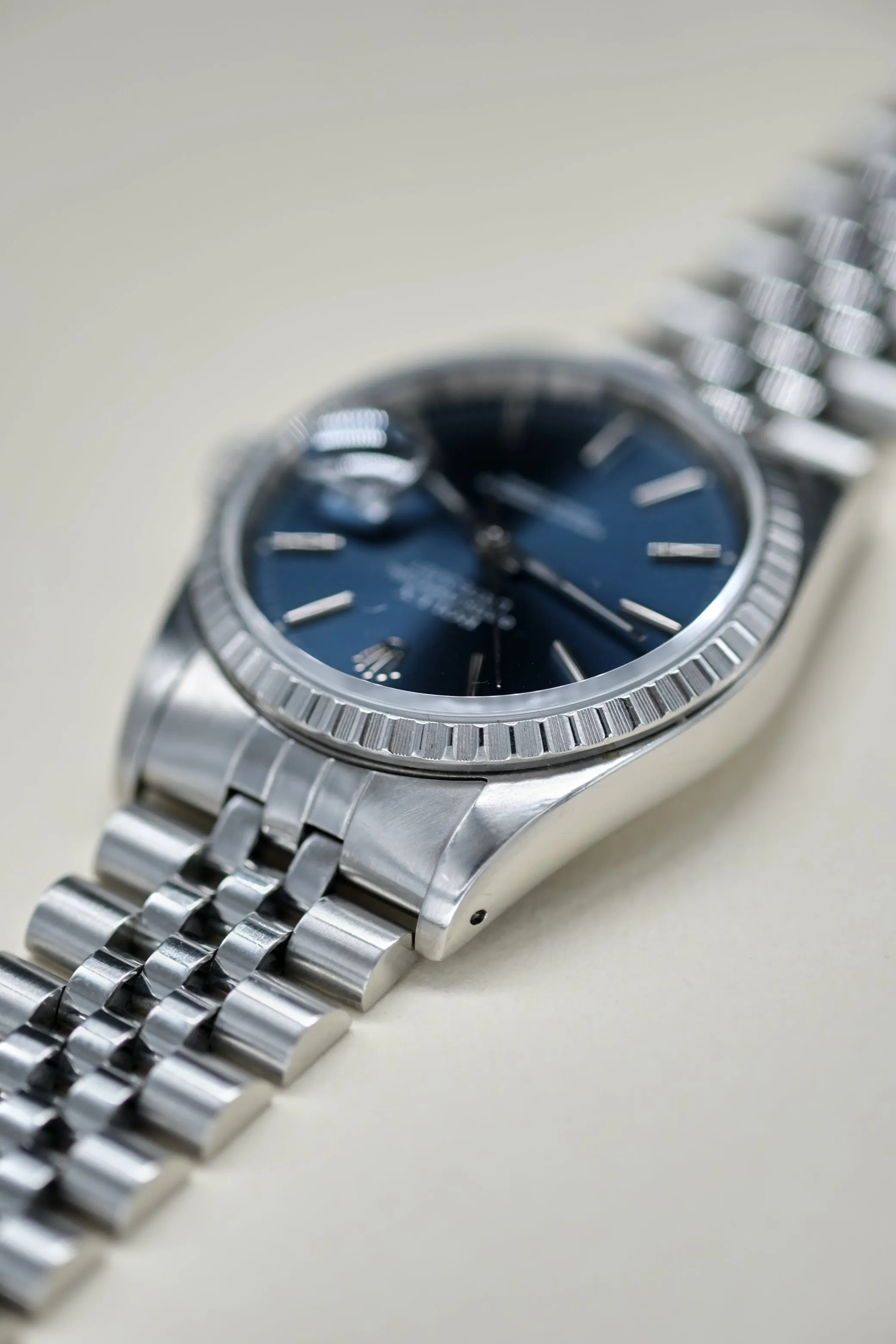 Rolex Datejust 16220 Blue Dial - 1989