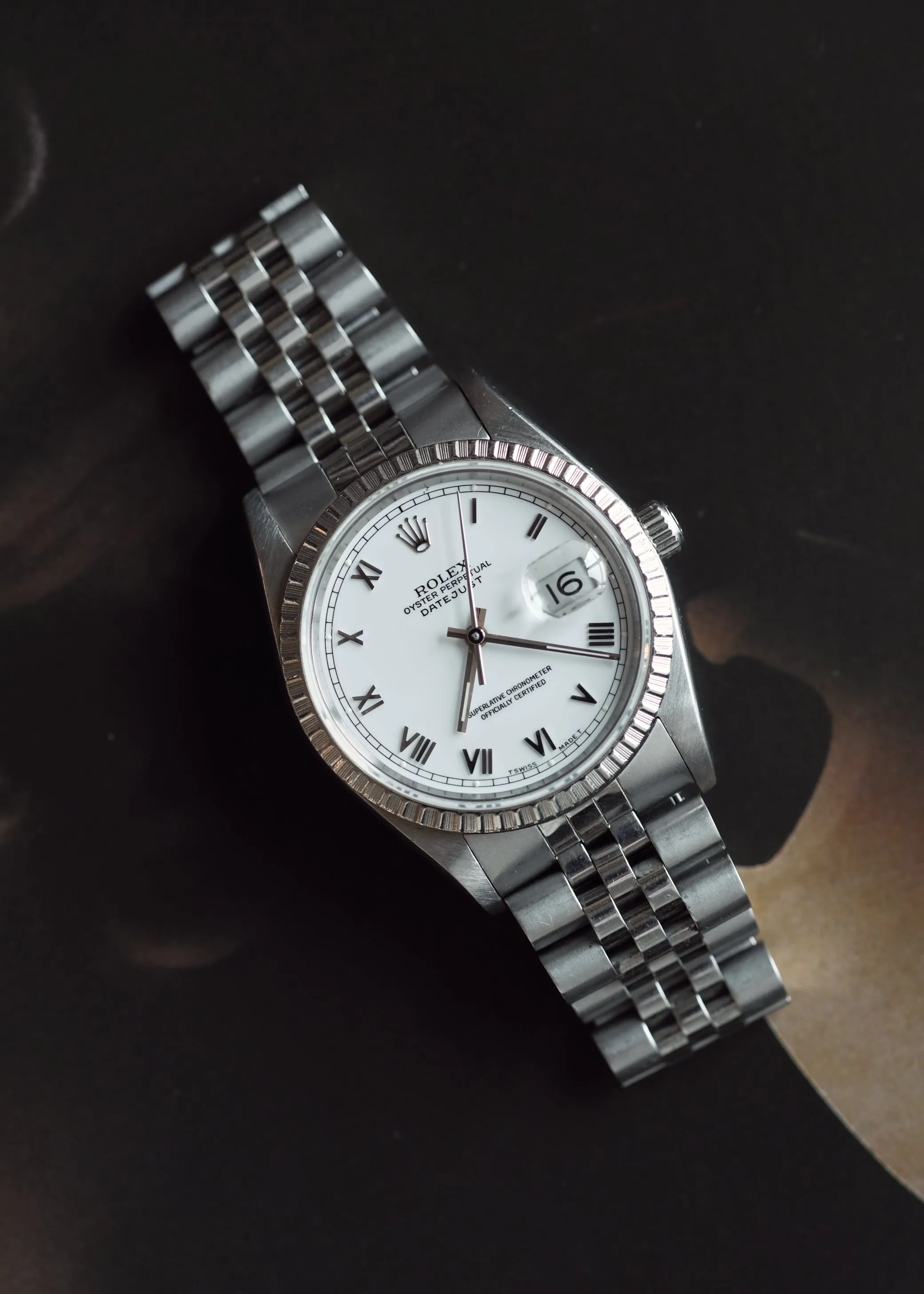 Rolex Datejust 16220 Roman Dial - 1991