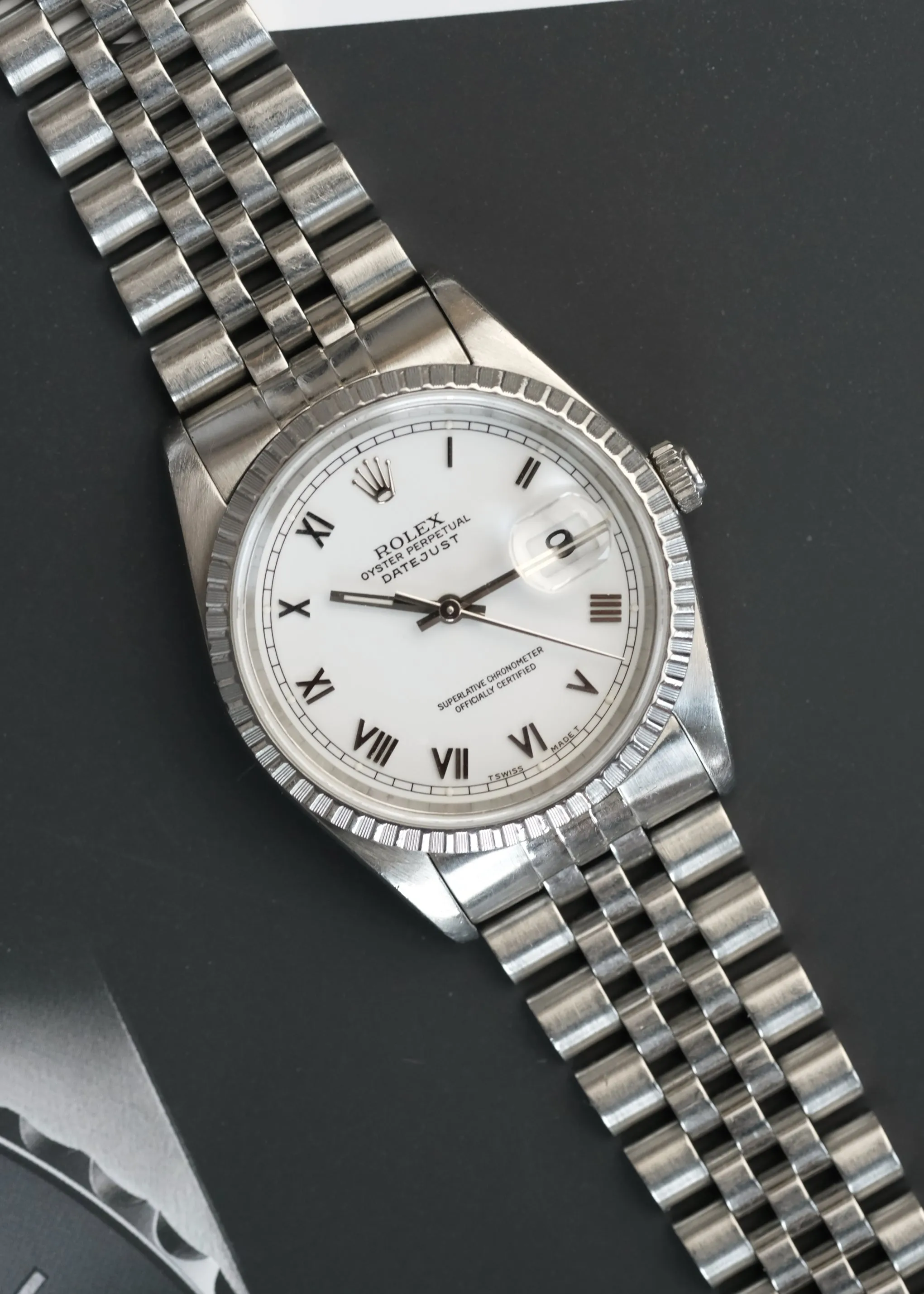 Rolex Datejust 16220 Roman Dial - 1991