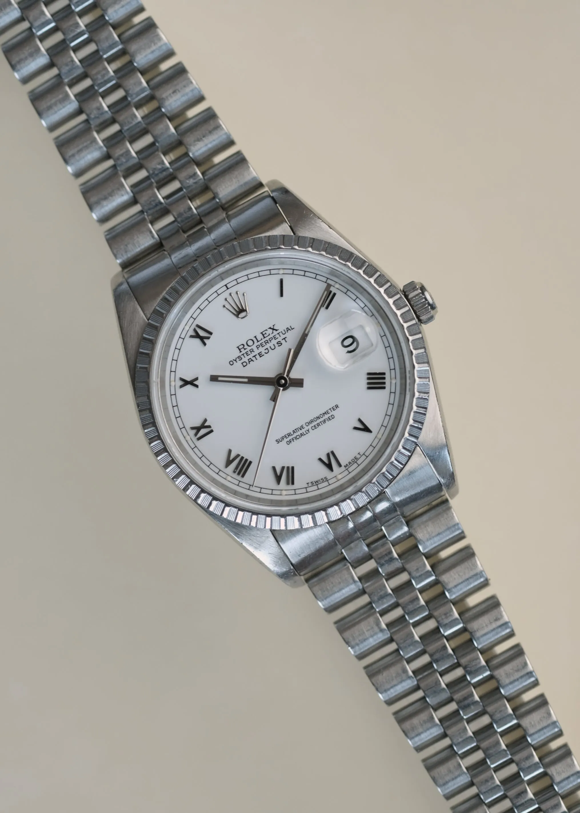 Rolex Datejust 16220 Roman Dial - 1991