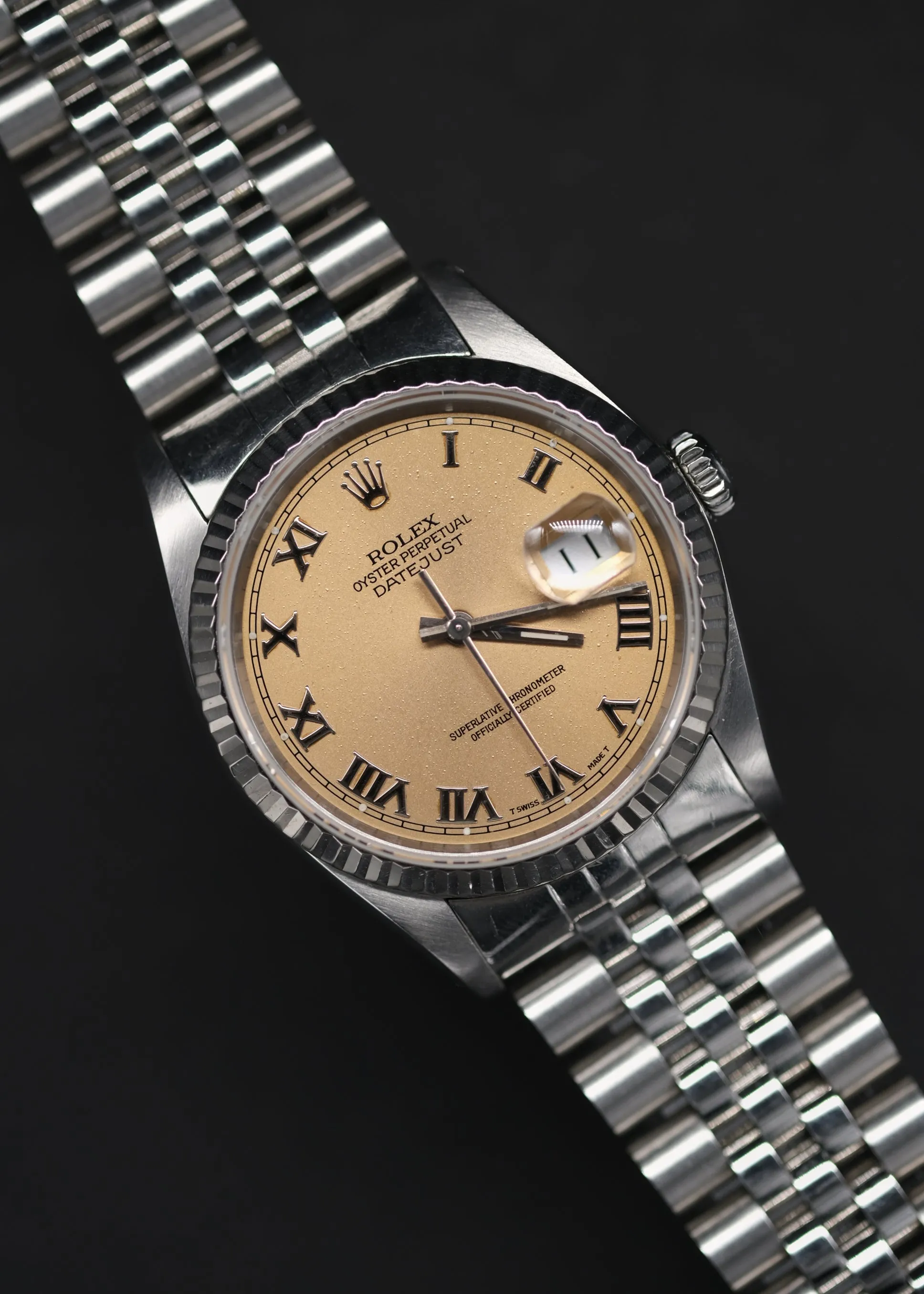 Rolex Datejust 16234 Salmon Roman Dial - 1989