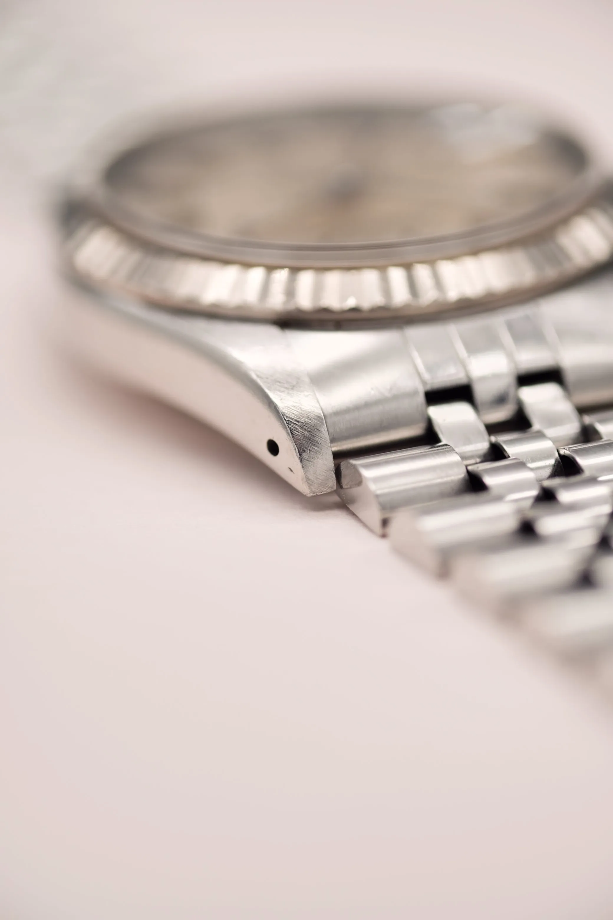 Rolex Datejust 16234 Silver Tropical Dial Unpolished - 1990