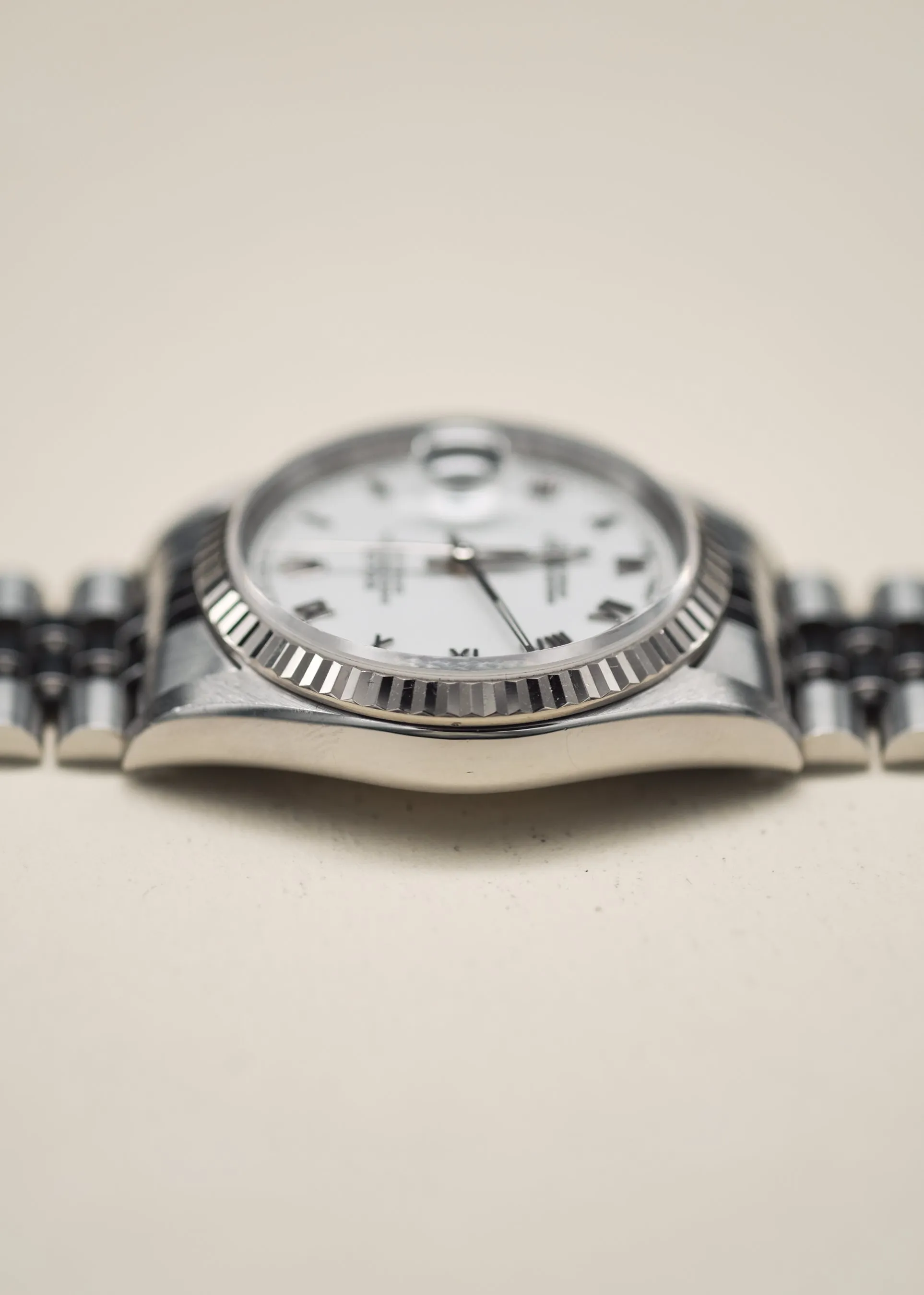 Rolex Datejust 16234 White Enamel Roman Dial - 1966