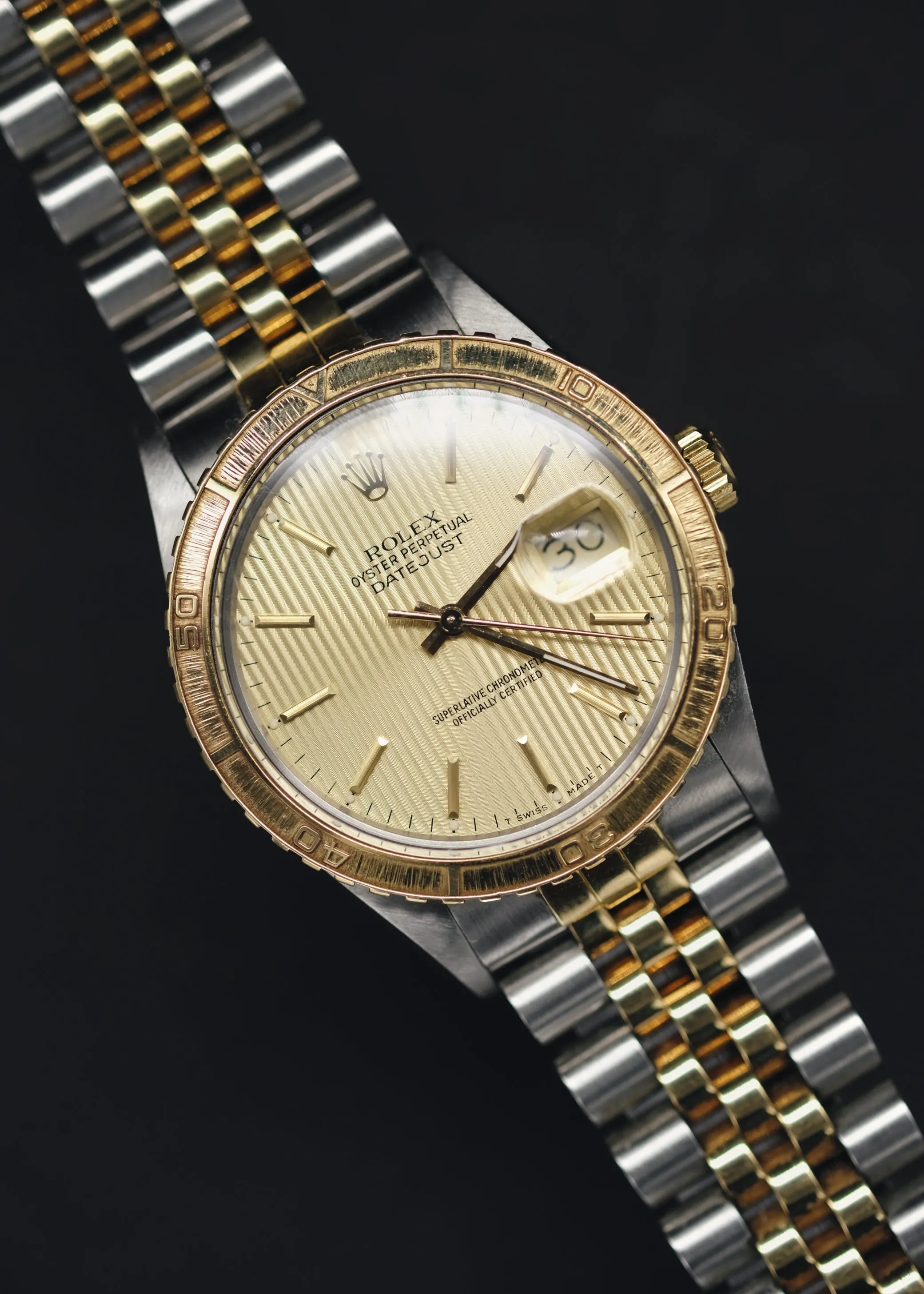 Rolex Datejust 16253 Turn-O-Graph Tapestry Dial Full Set - 1987