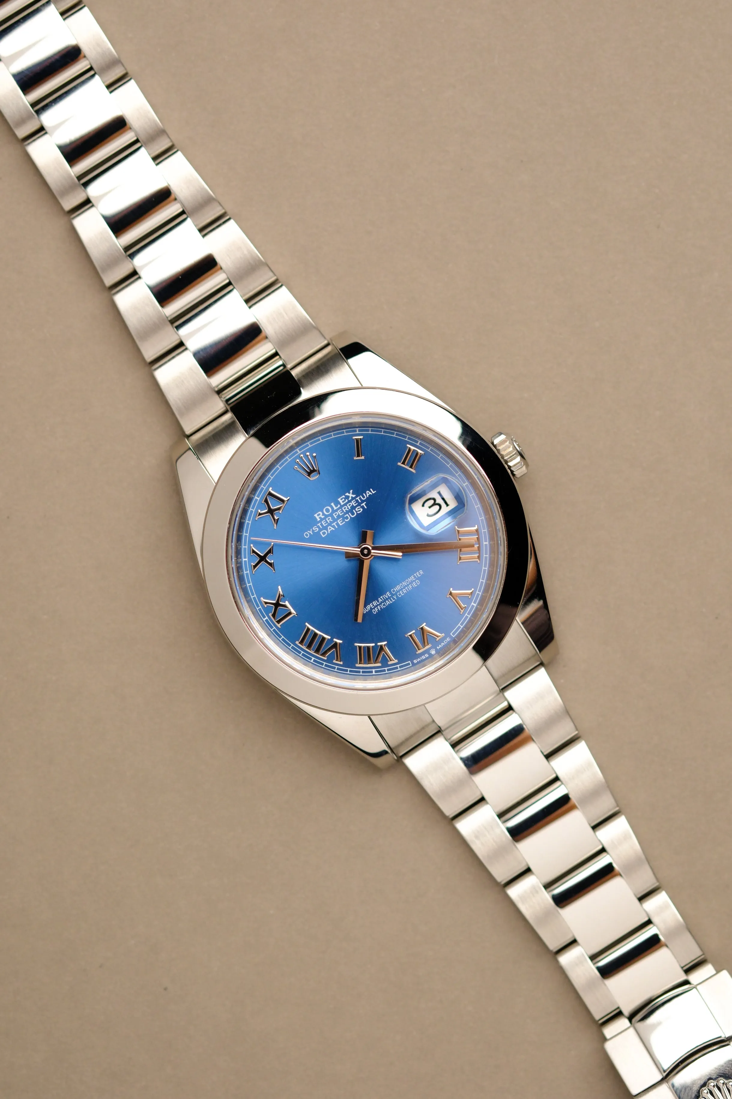 Rolex Datejust 41 126300 Blue Roman Dial w/Card & Tag - 2020