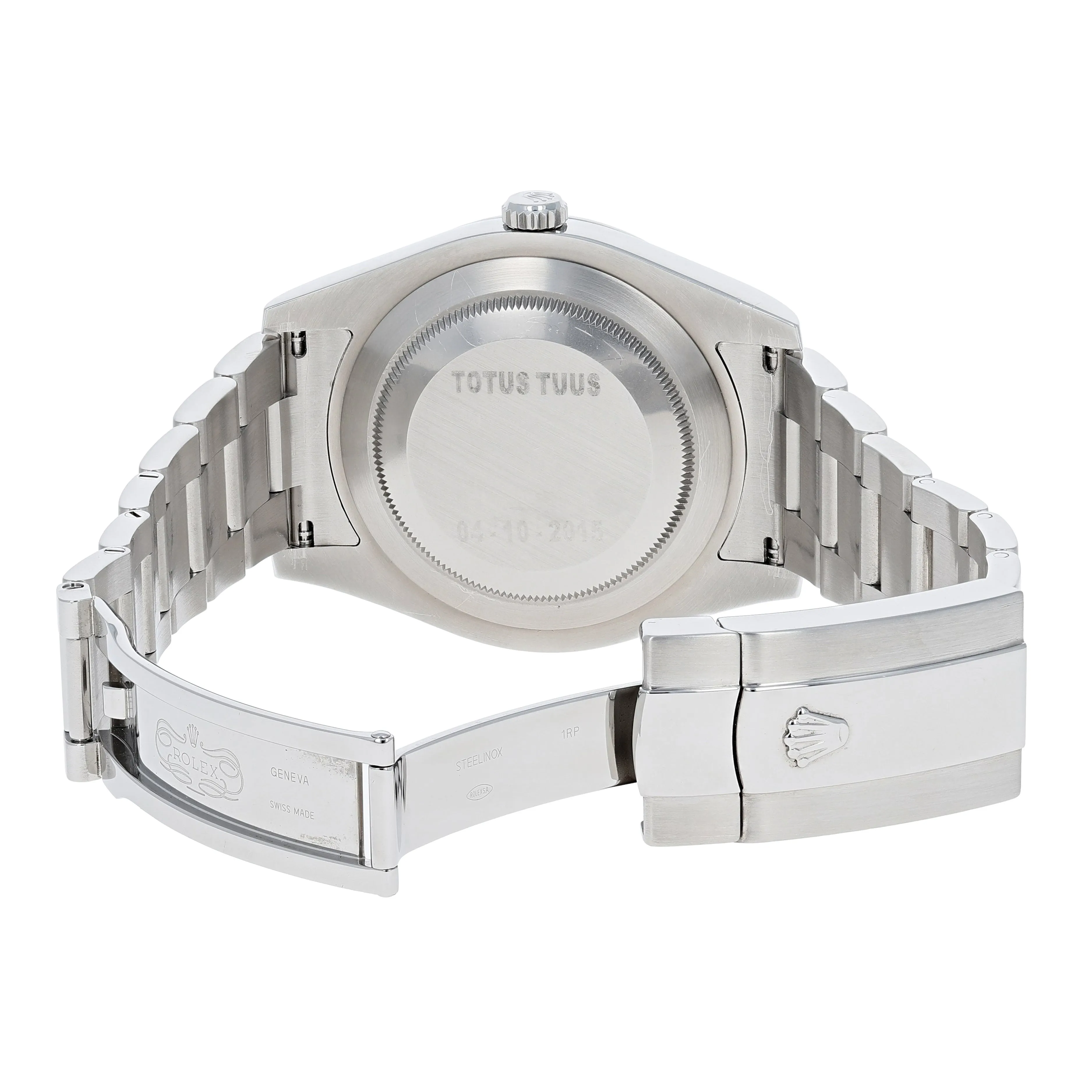 Rolex Datejust II 116300 White Stick 2015 Papers Box Oyster Steel 41 mm