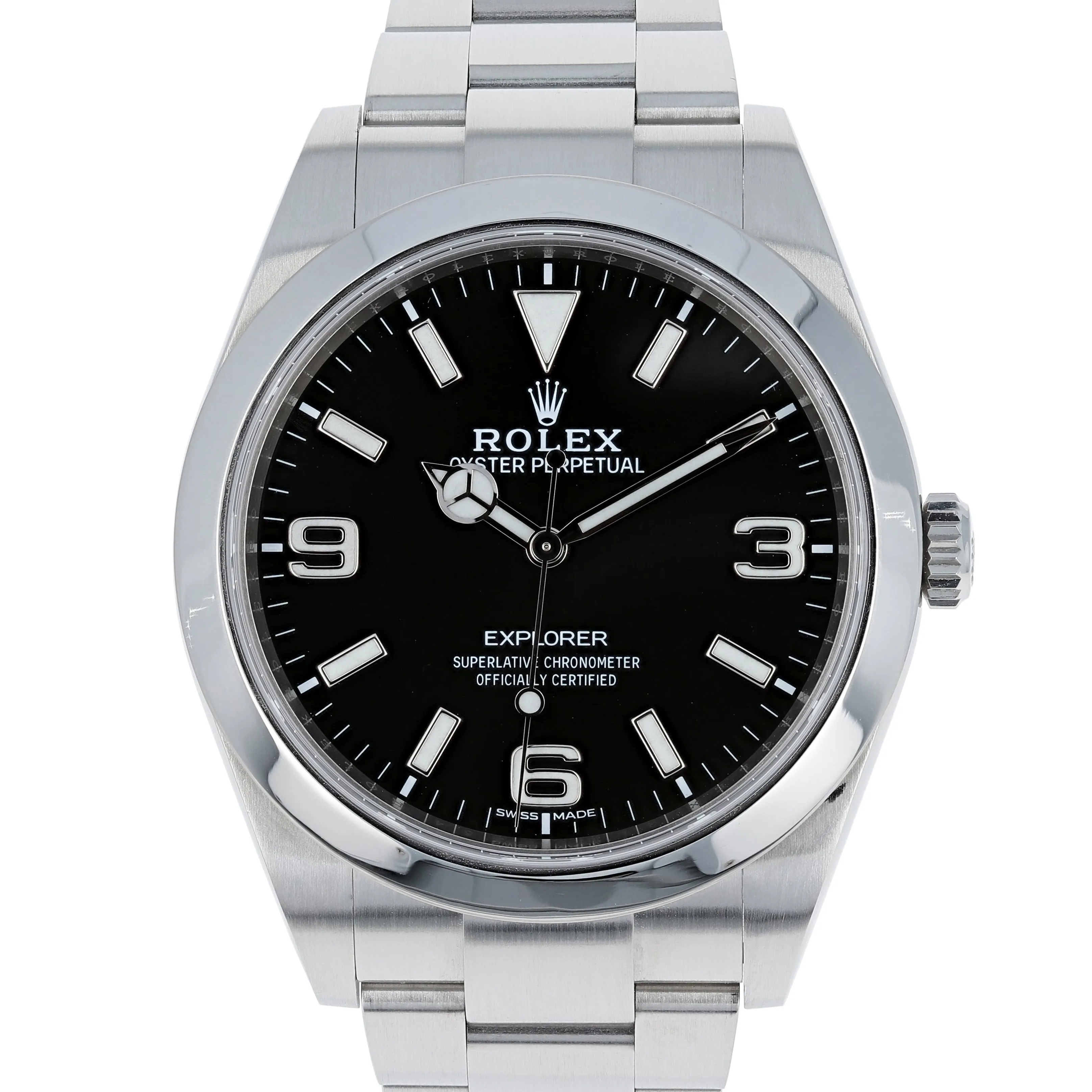 Rolex Explorer 214270 Mark II Lumed 3, 6, 9 Automatic 2016-2019 Oyster Steel 39 mm