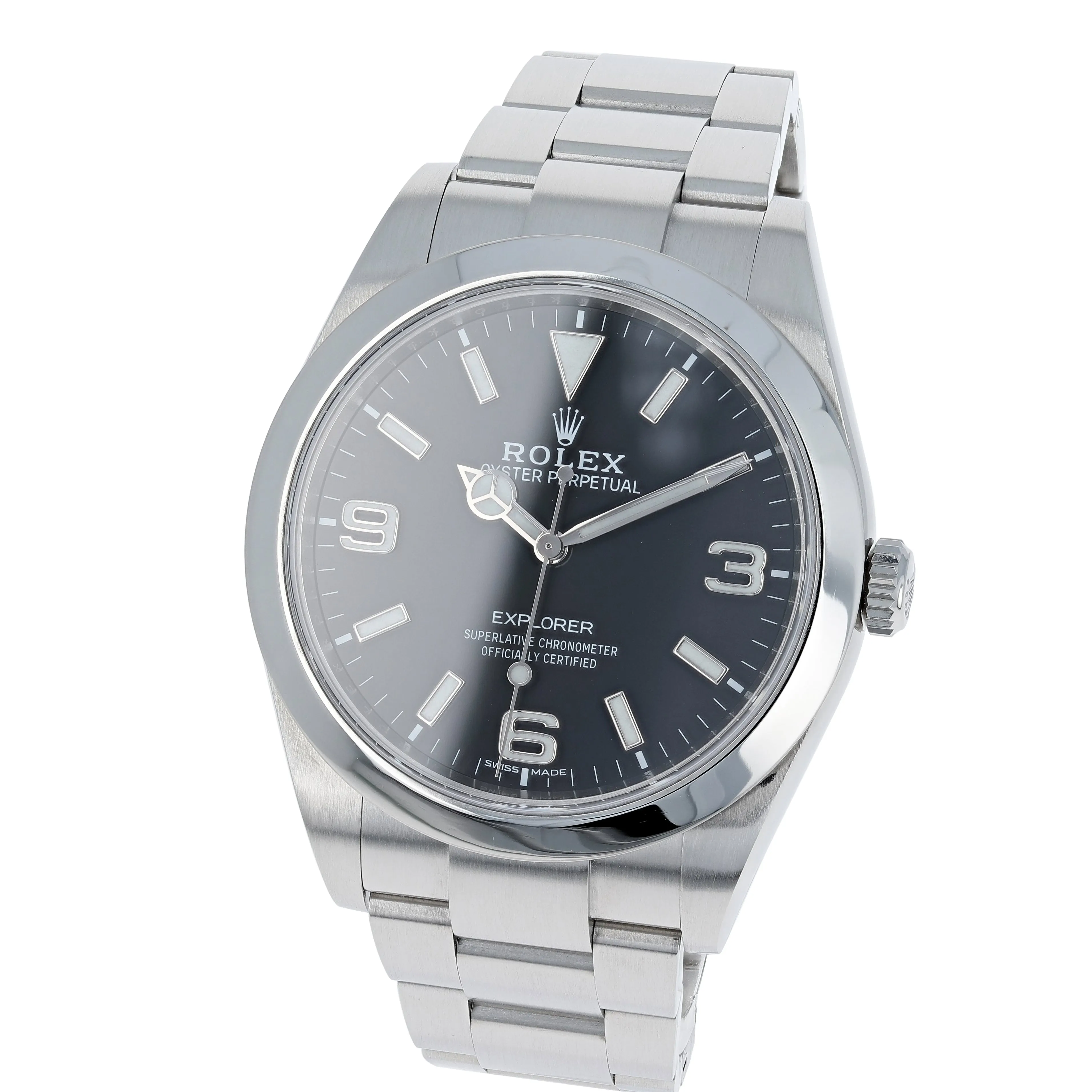 Rolex Explorer 214270 Mark II Lumed 3, 6, 9 Automatic 2016-2019 Oyster Steel 39 mm