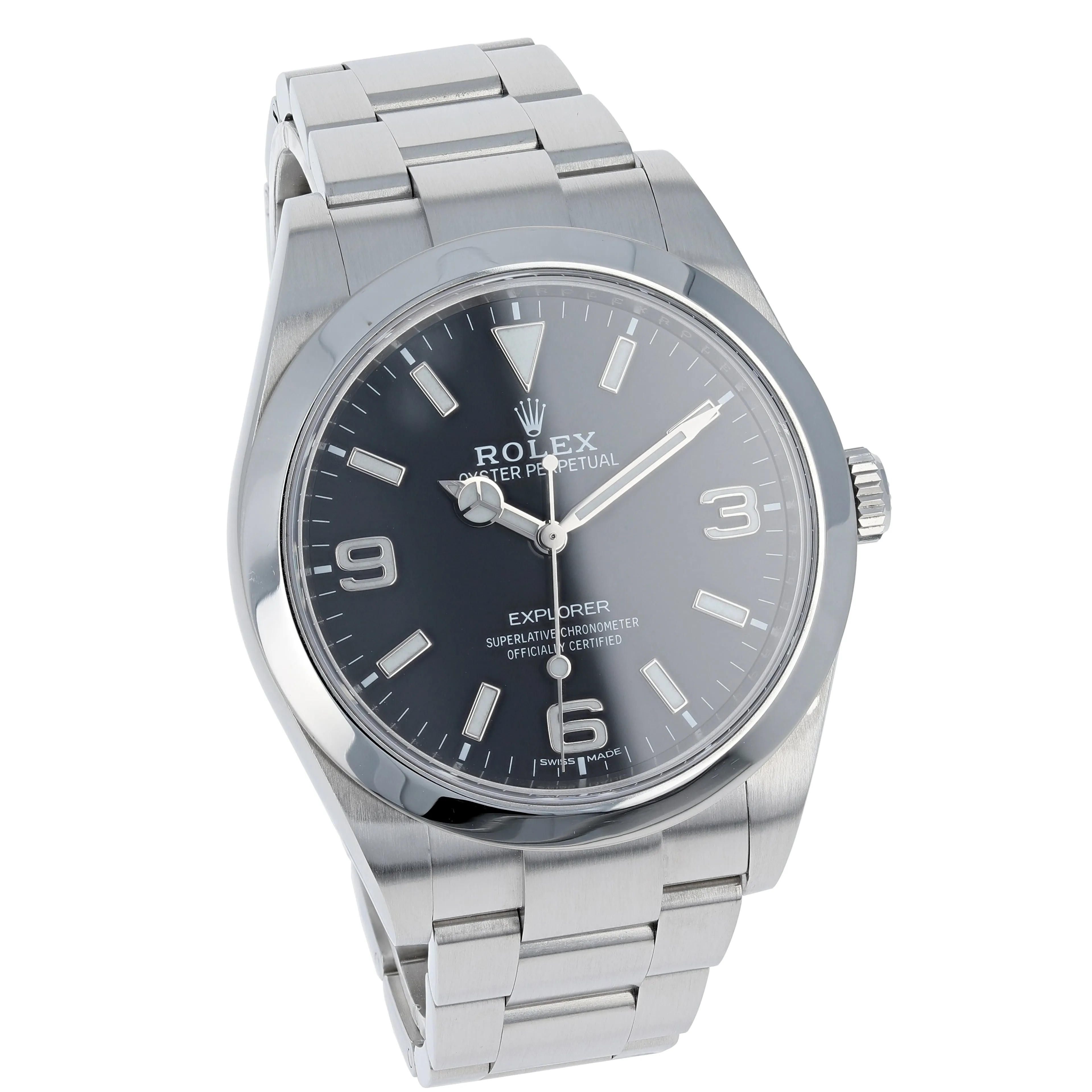 Rolex Explorer 214270 Mark II Lumed 3, 6, 9 Automatic 2016-2019 Oyster Steel 39 mm