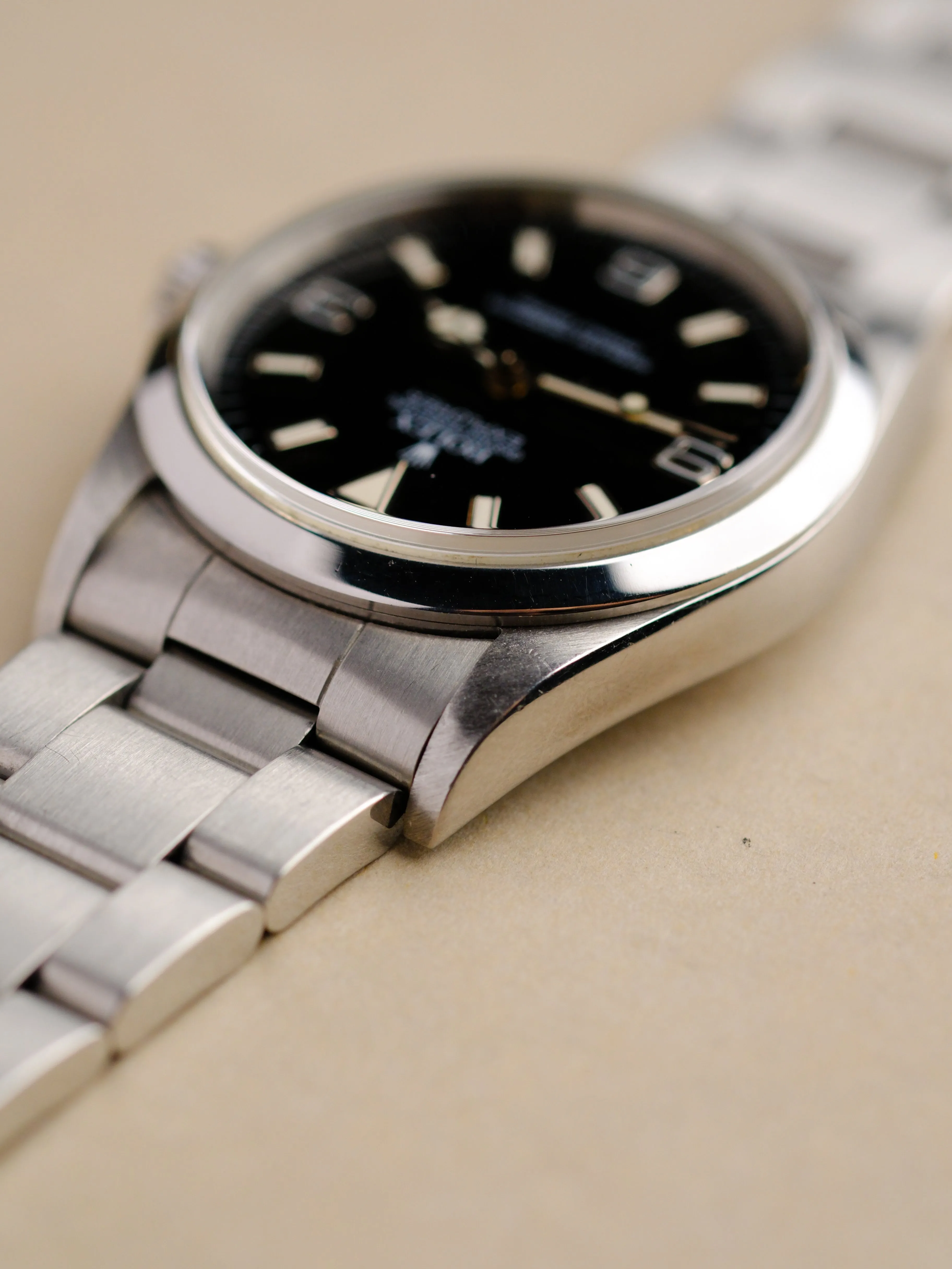 Rolex Explorer i 14270 Crazed Cream Tritium Patina Dial - 1997