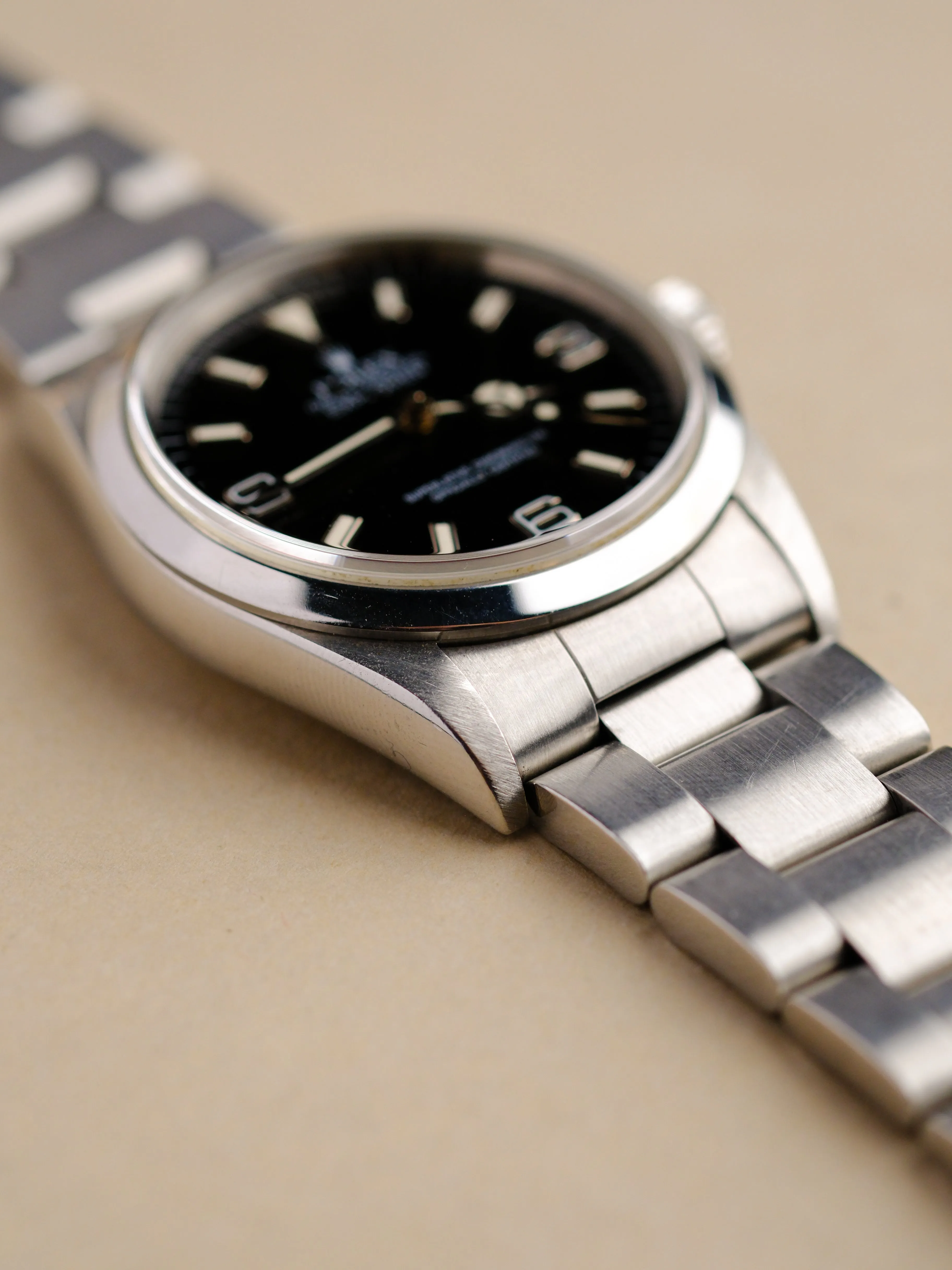 Rolex Explorer i 14270 Crazed Cream Tritium Patina Dial - 1997