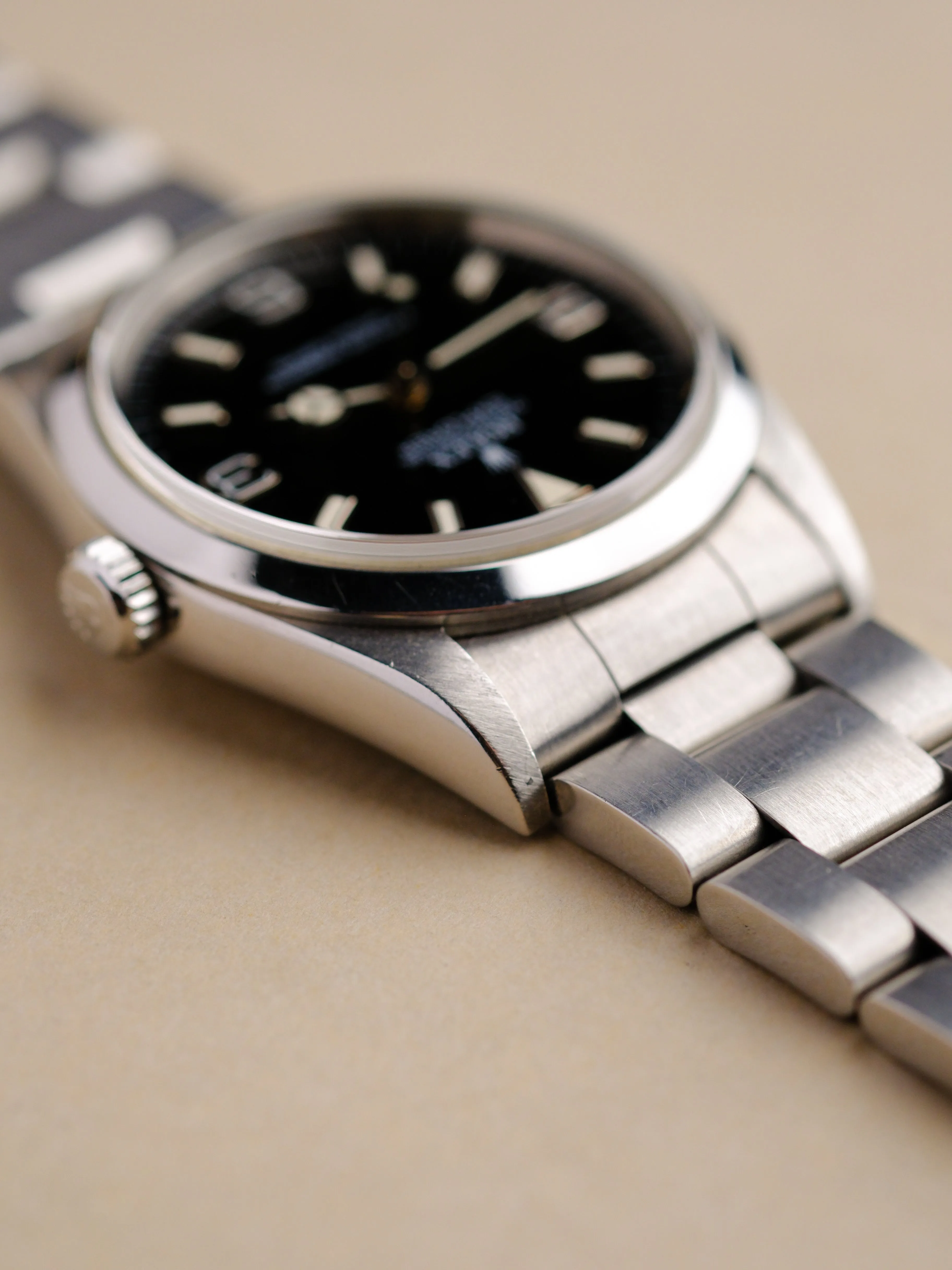 Rolex Explorer i 14270 Crazed Cream Tritium Patina Dial - 1997