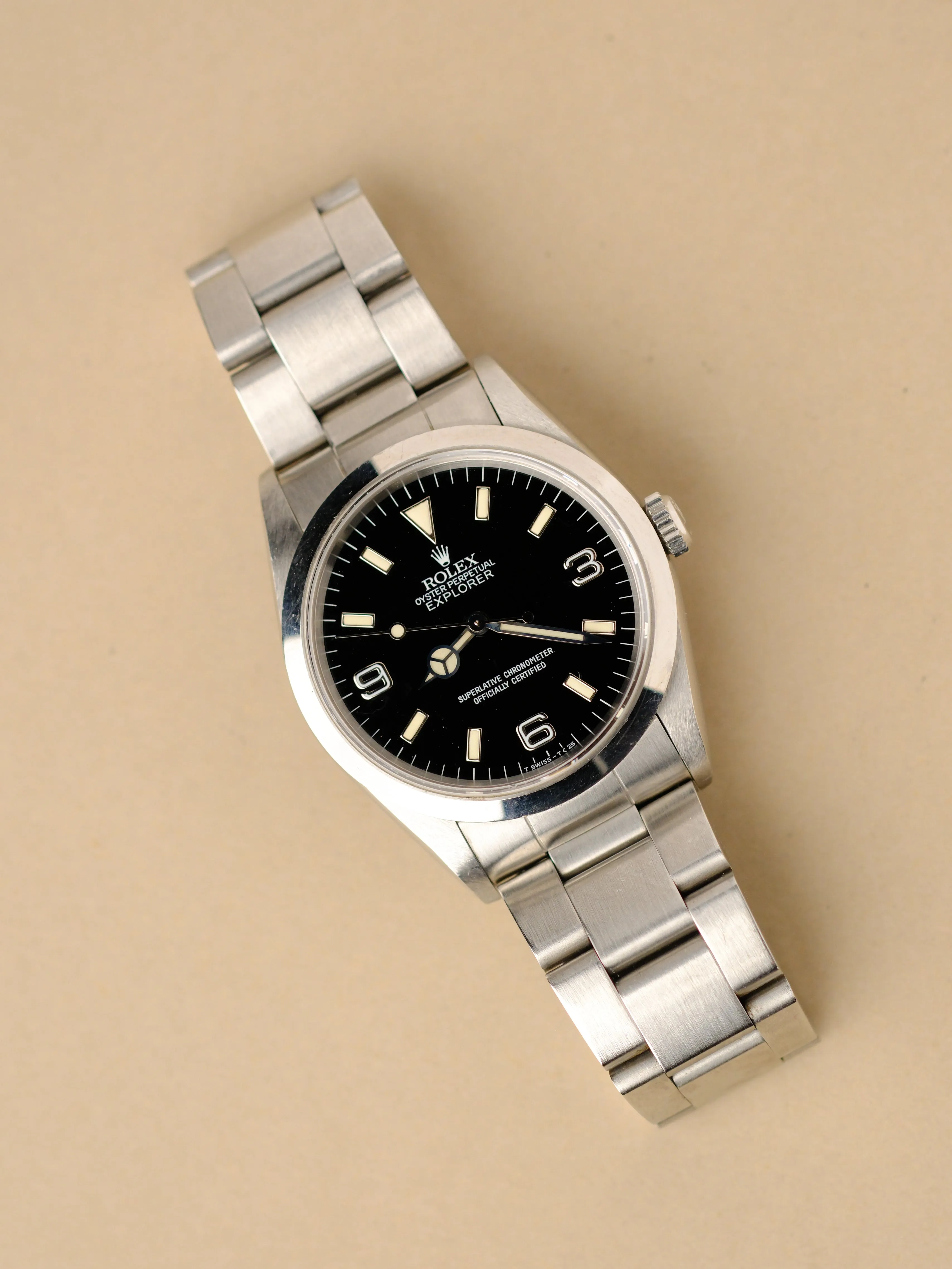 Rolex Explorer i 14270 Cream Tritium Patina