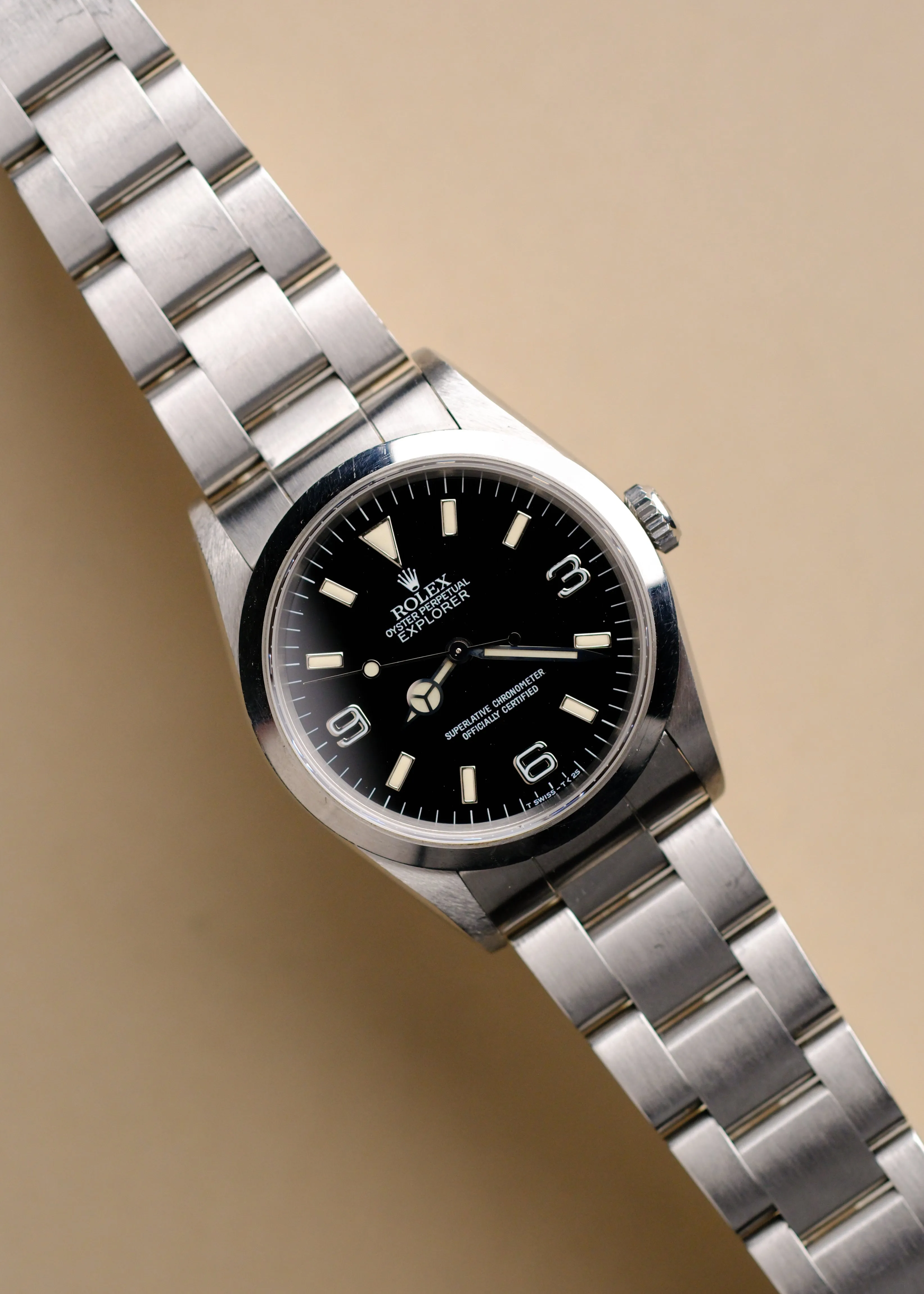 Rolex Explorer i 14270 Cream Tritium Patina
