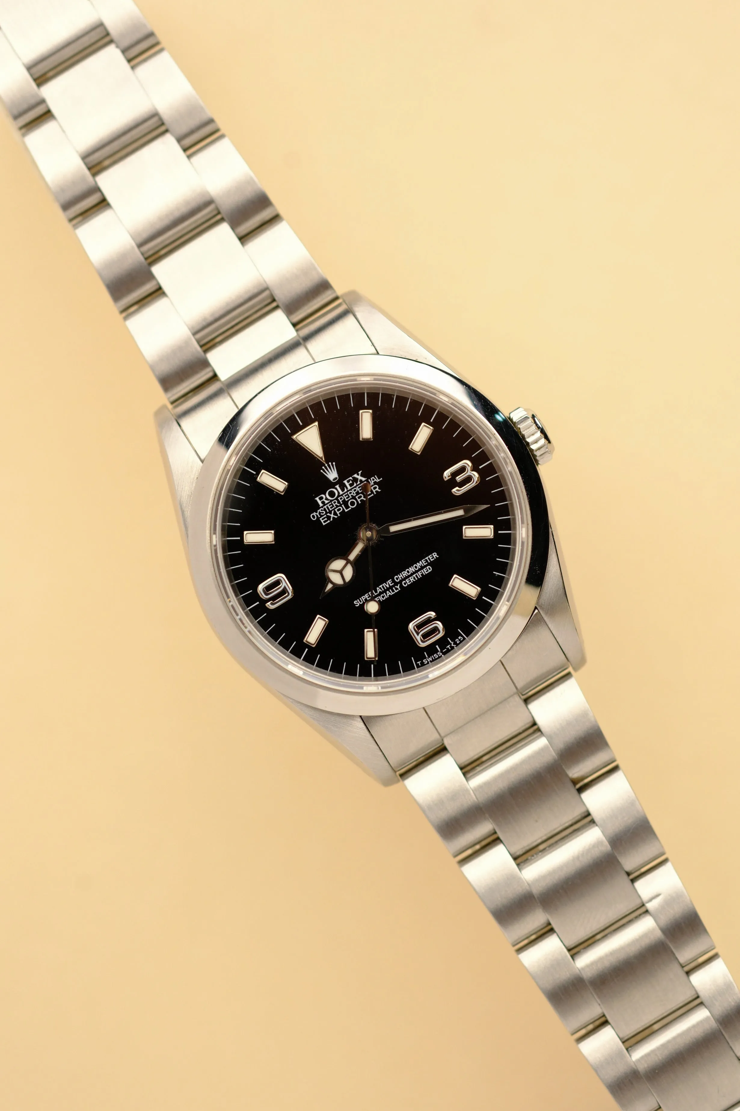 Rolex Explorer I 14270 Light Beige Patina Dial - 1993