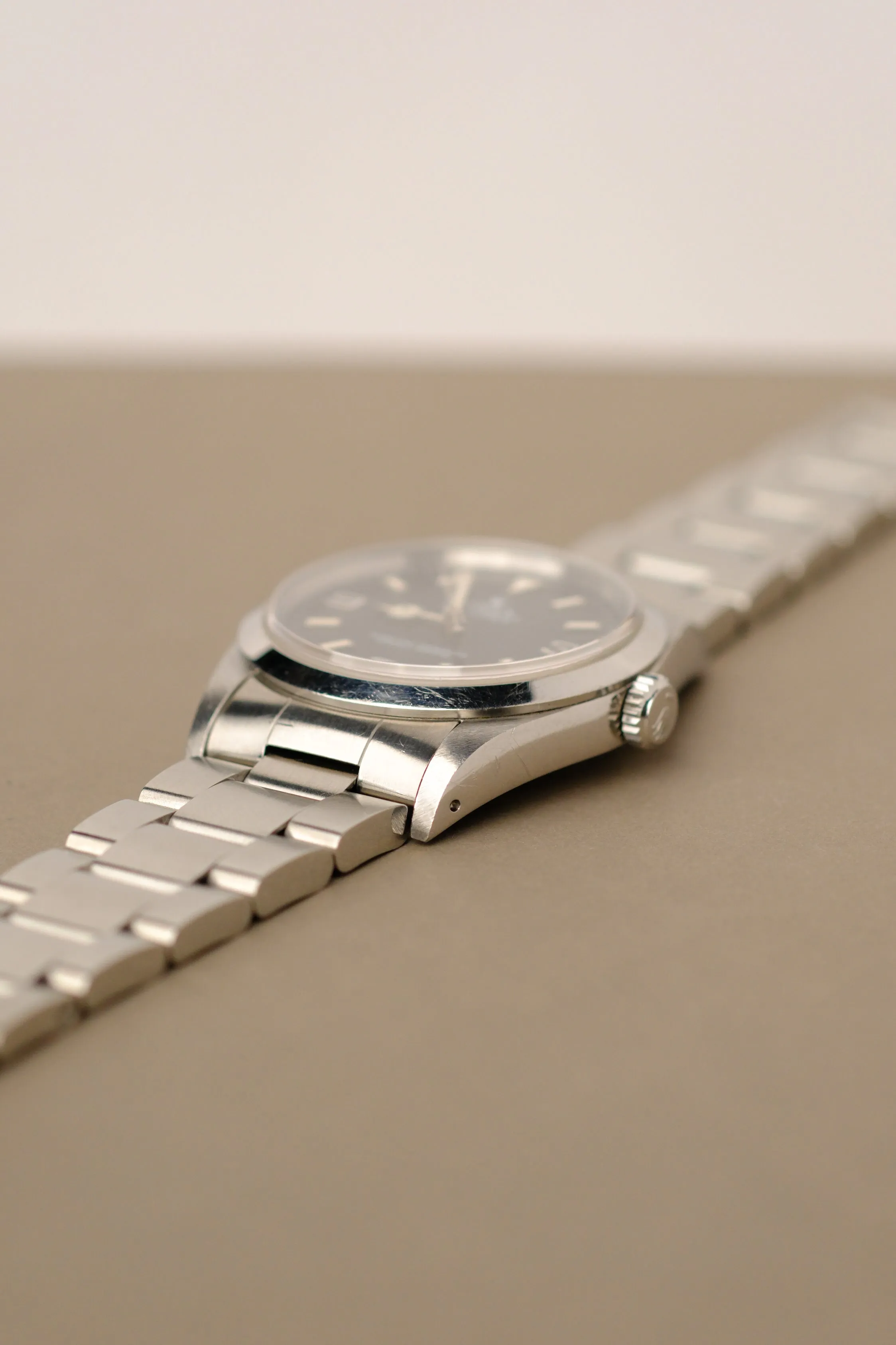 Rolex Explorer I 14270 Light Cream Patina Crazed Dial - 1991