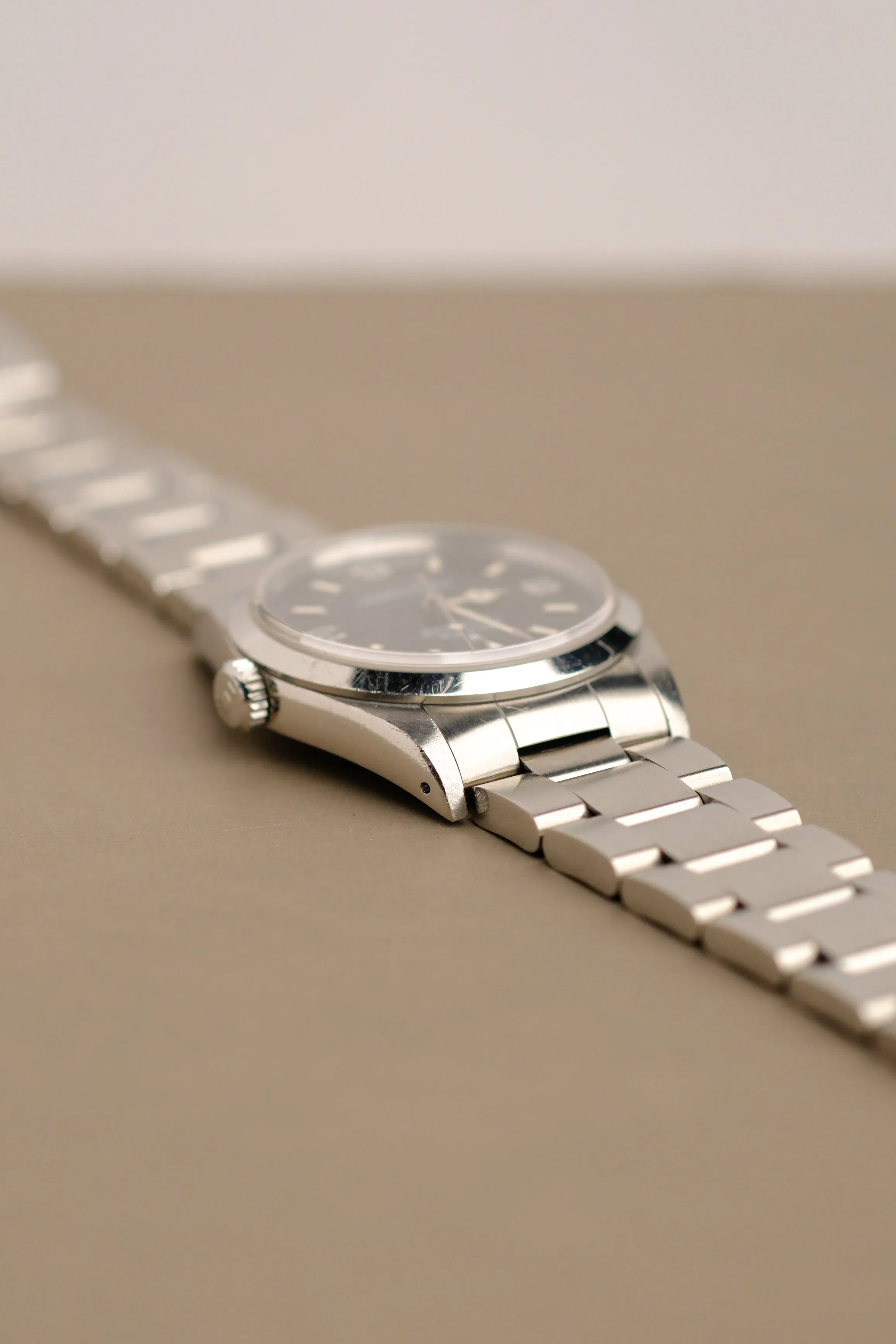 Rolex Explorer I 14270 Light Cream Patina Crazed Dial - 1991