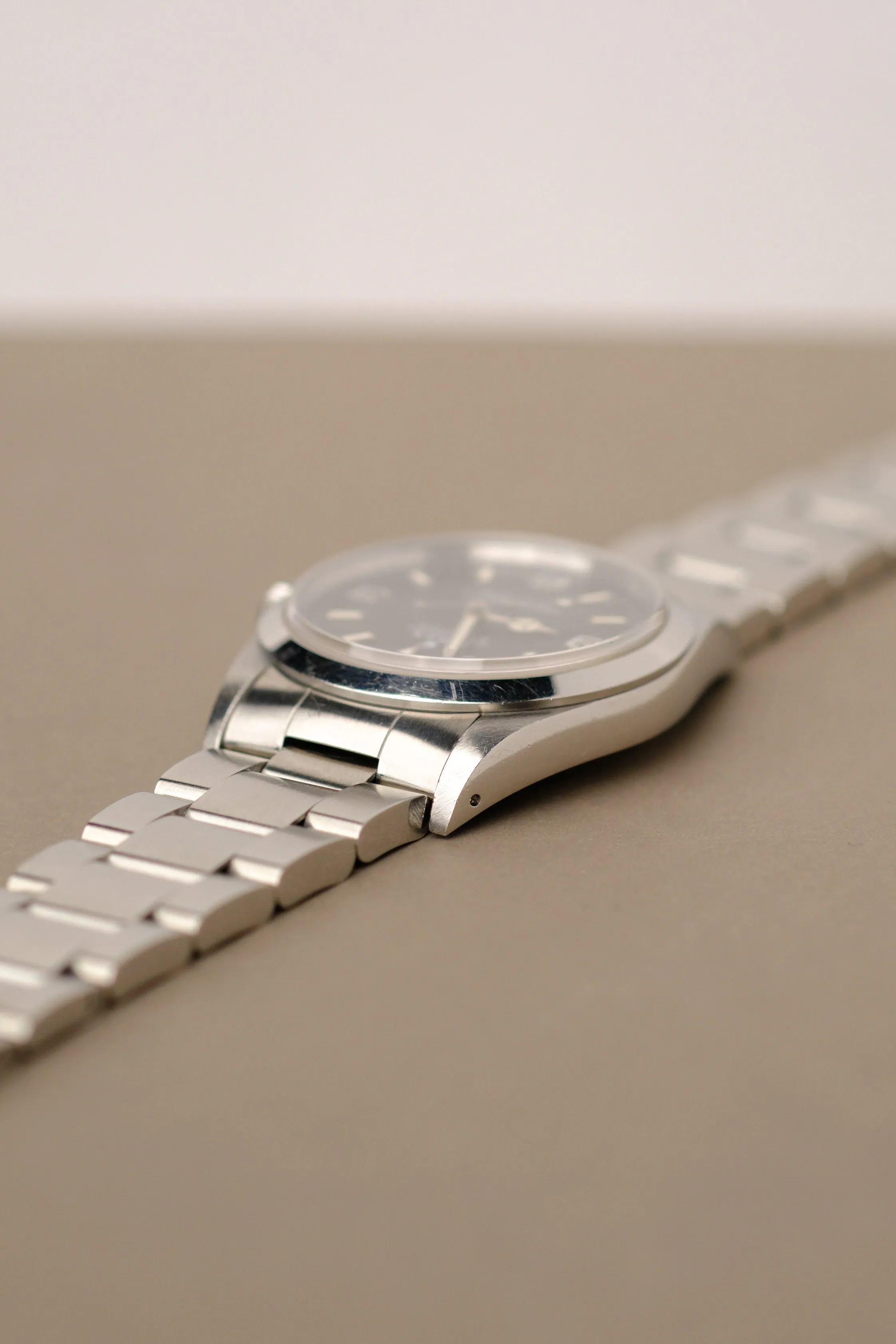 Rolex Explorer I 14270 Light Cream Patina Crazed Dial - 1991