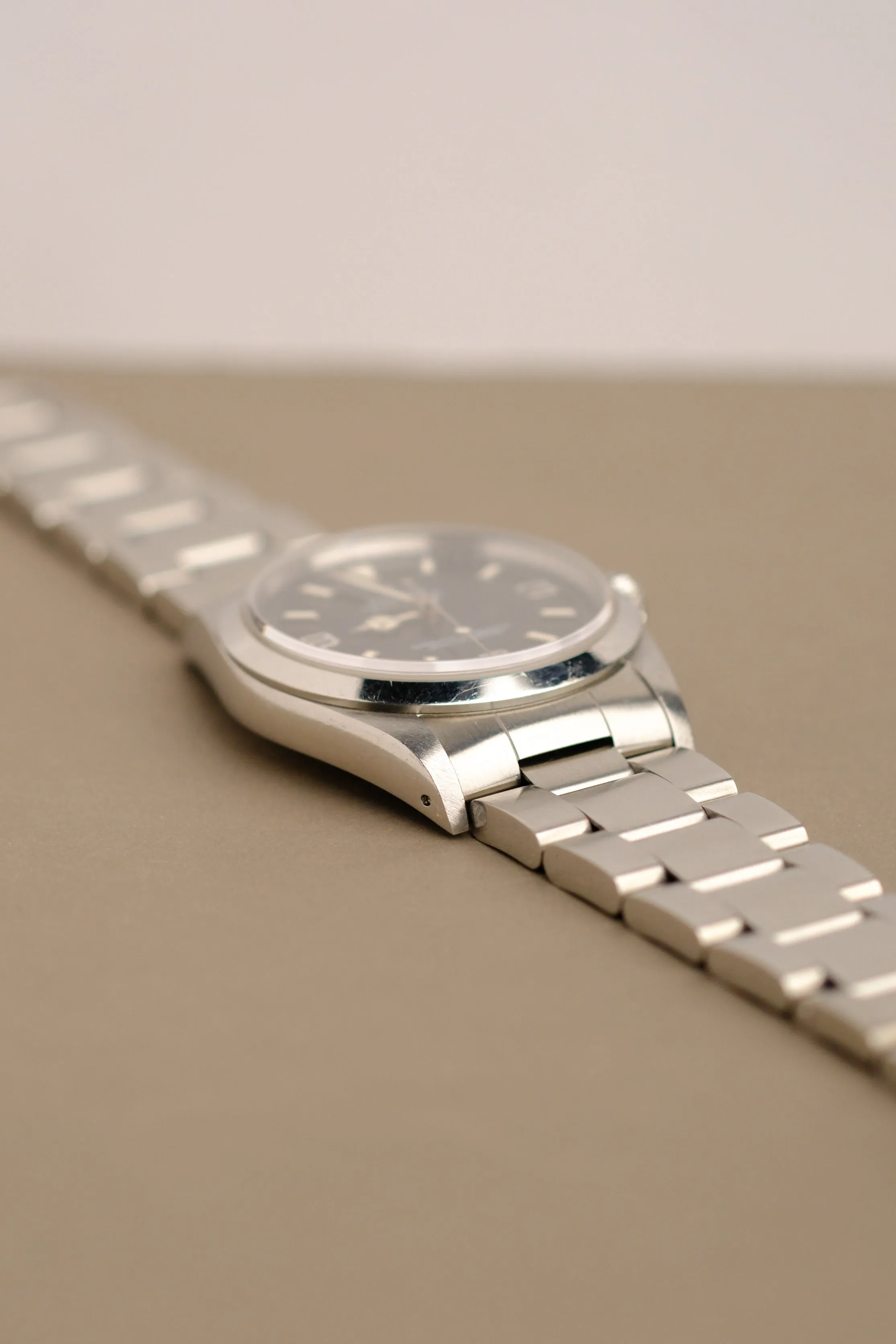 Rolex Explorer I 14270 Light Cream Patina Crazed Dial - 1991
