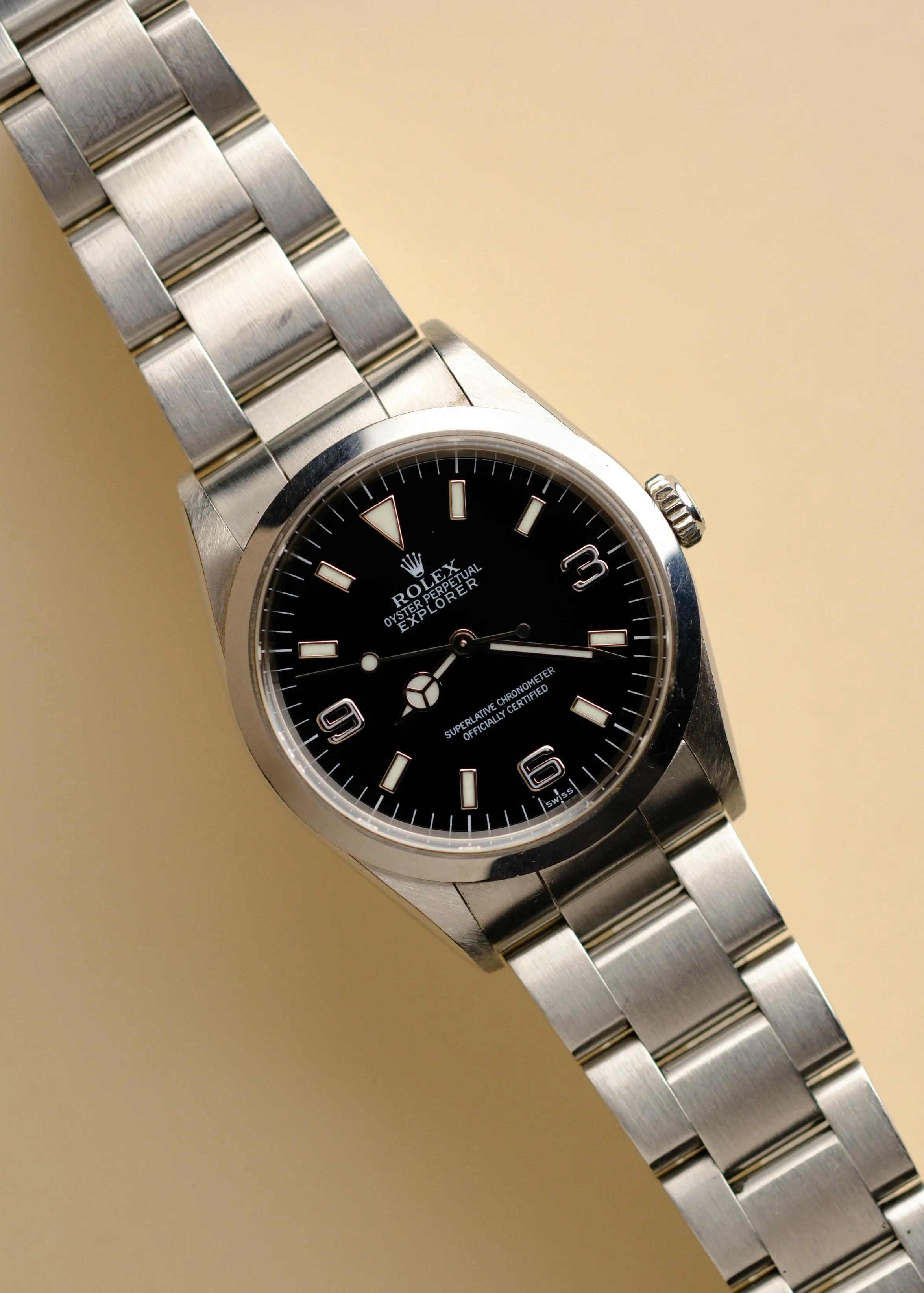 Rolex Explorer i 14270  'Swiss Only' Dial w/ Caseback Sticker - 1999