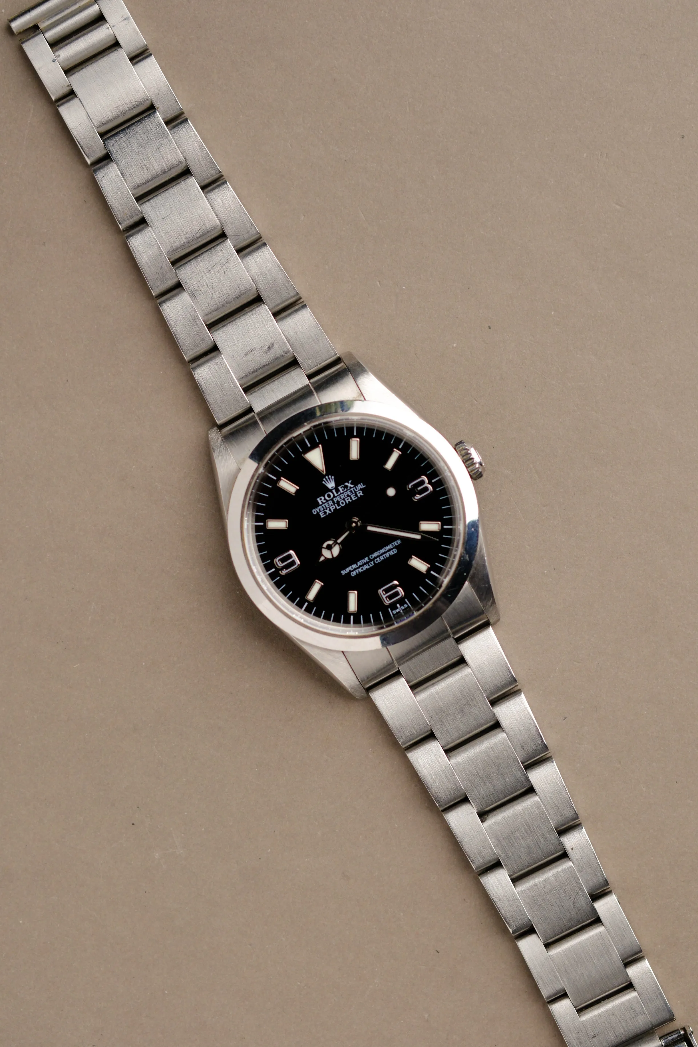 Rolex Explorer i 14270  'Swiss Only' Dial w/ Caseback Sticker - 1999