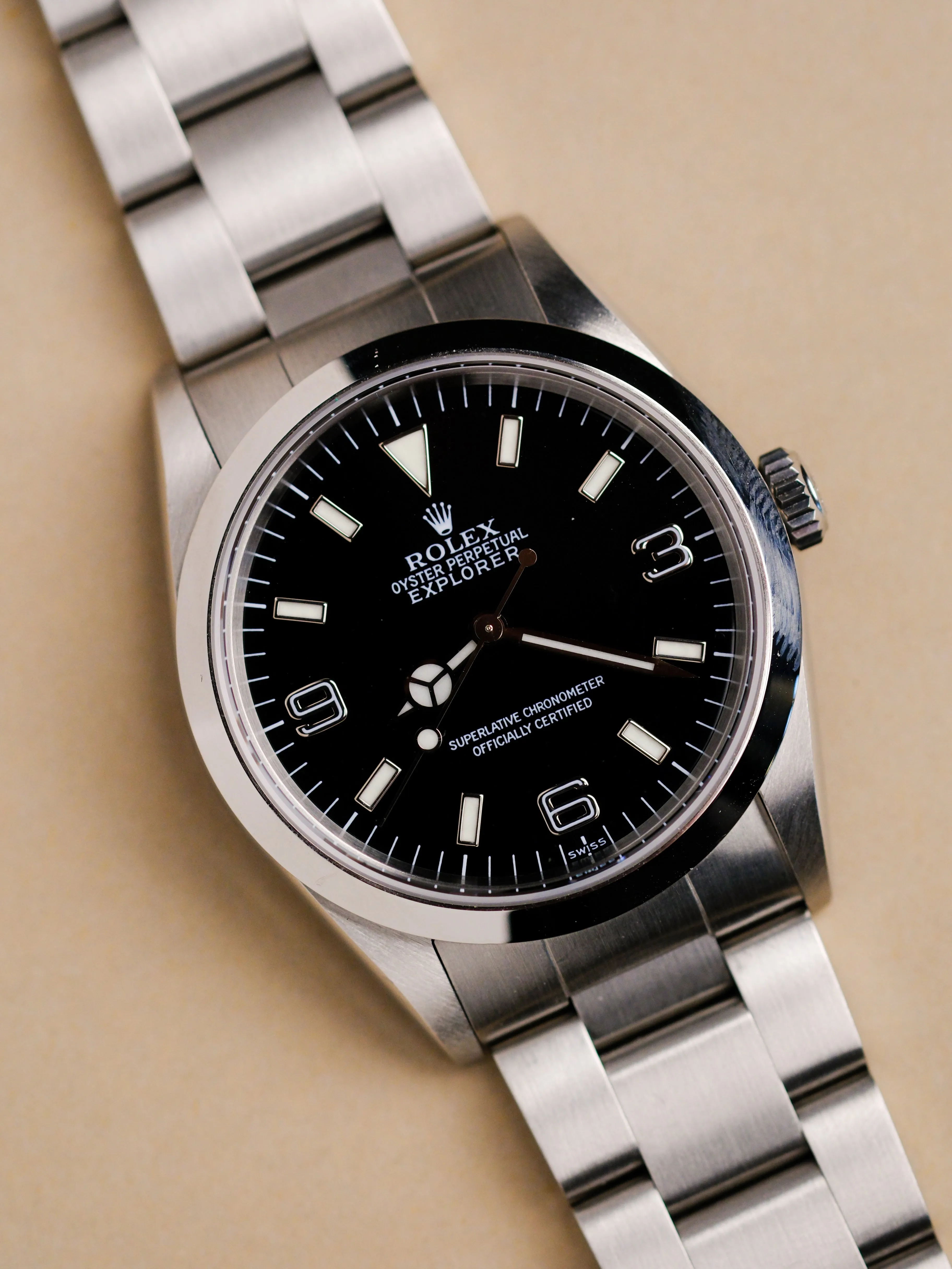 Rolex Explorer i 14270 'Swiss Only' Dial w/RSC - 1998