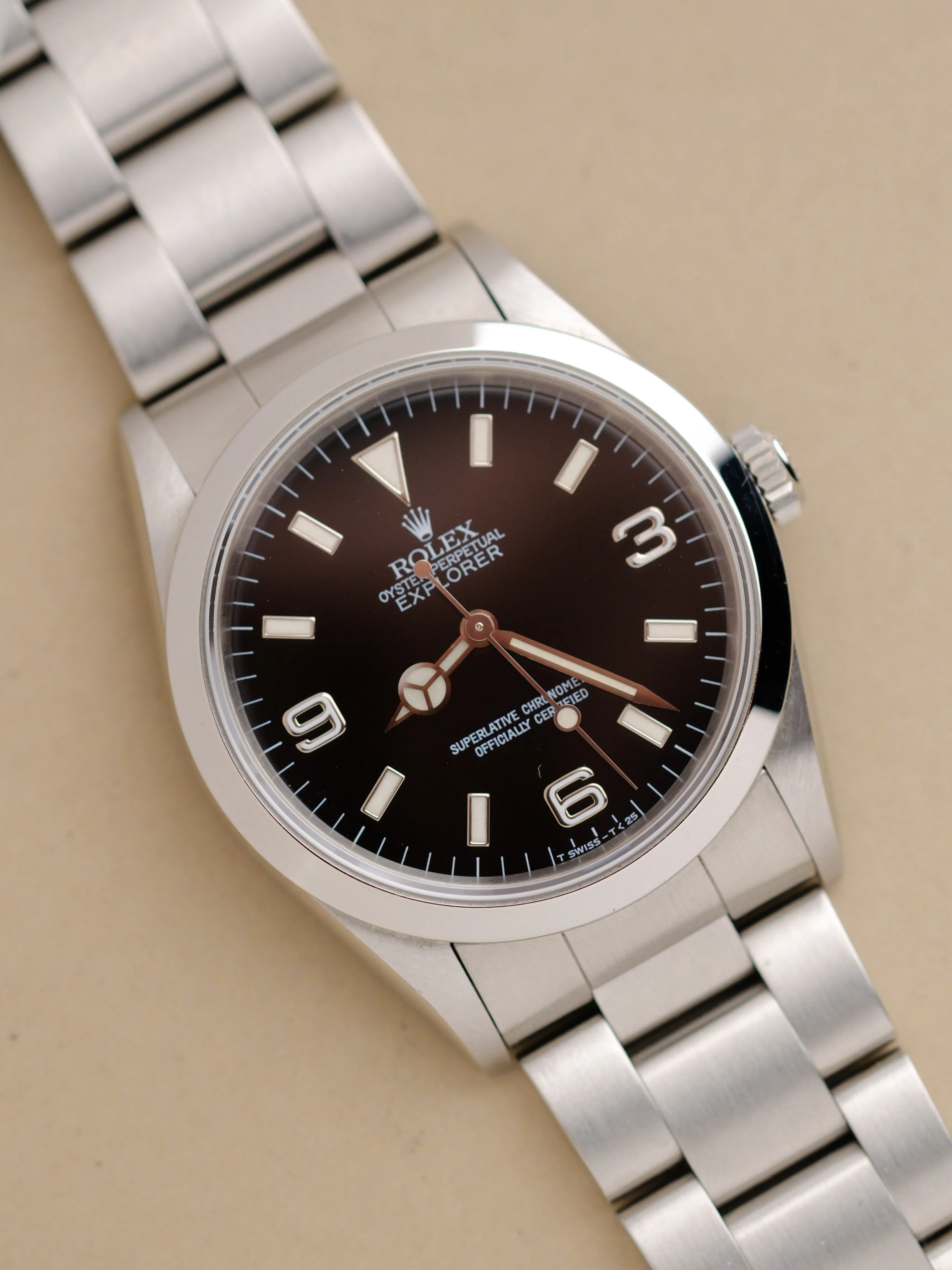 Rolex Explorer i 14270 Tritium Cream Dial - 1996