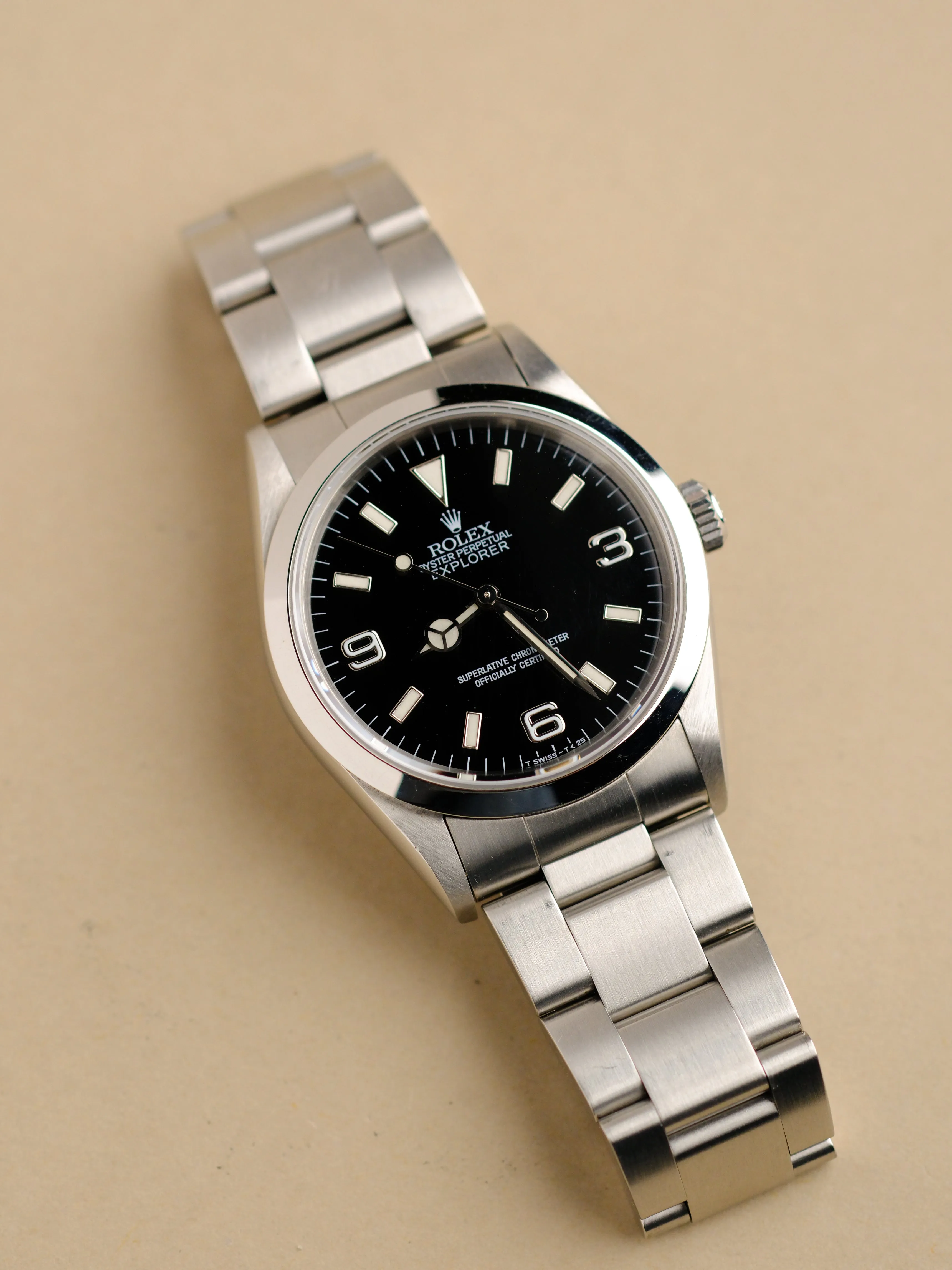 Rolex Explorer i 14270 Tritium Cream Dial - 1996