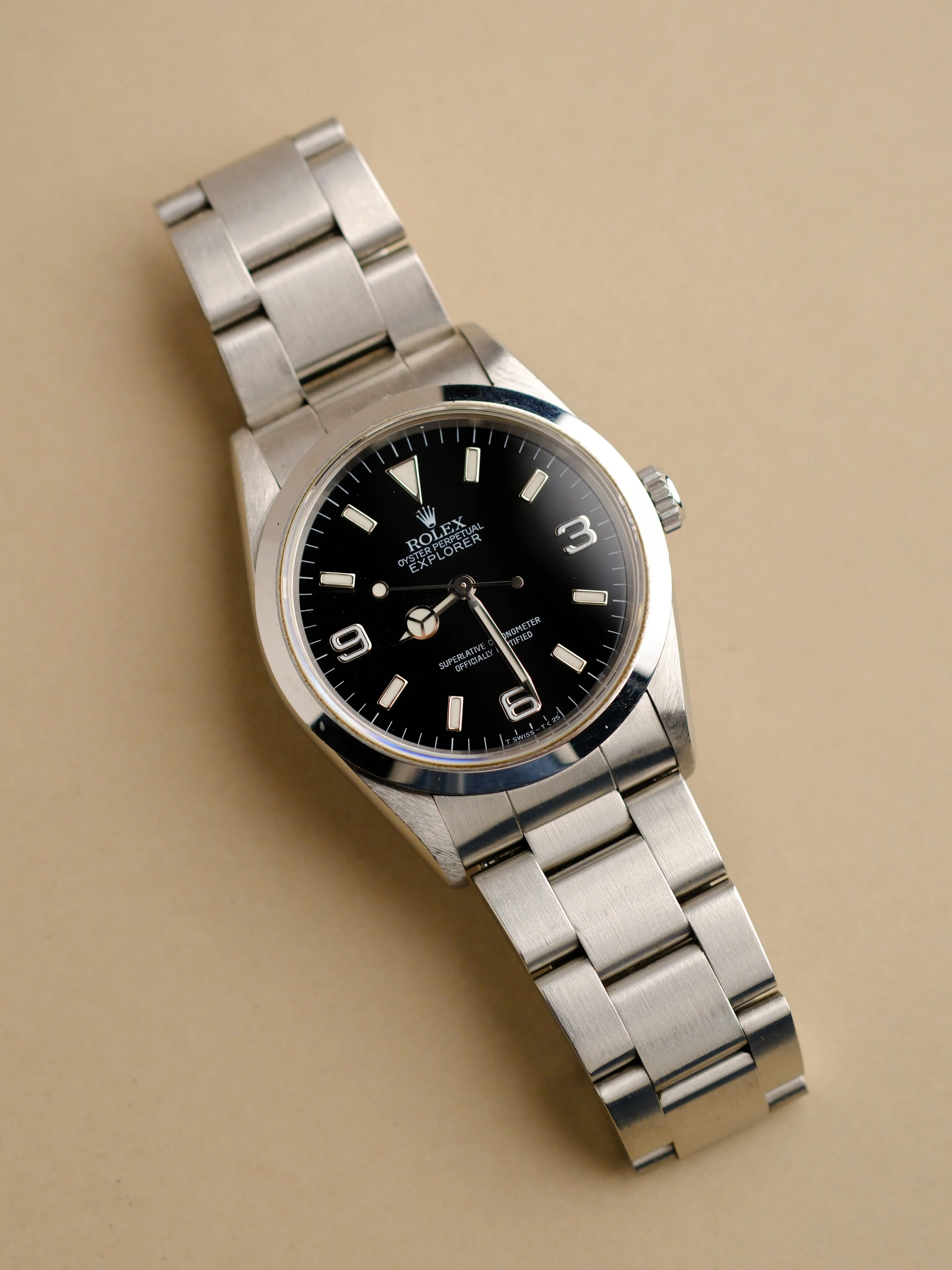 Rolex Explorer i 14270 Tritium Cream Dial - 1997