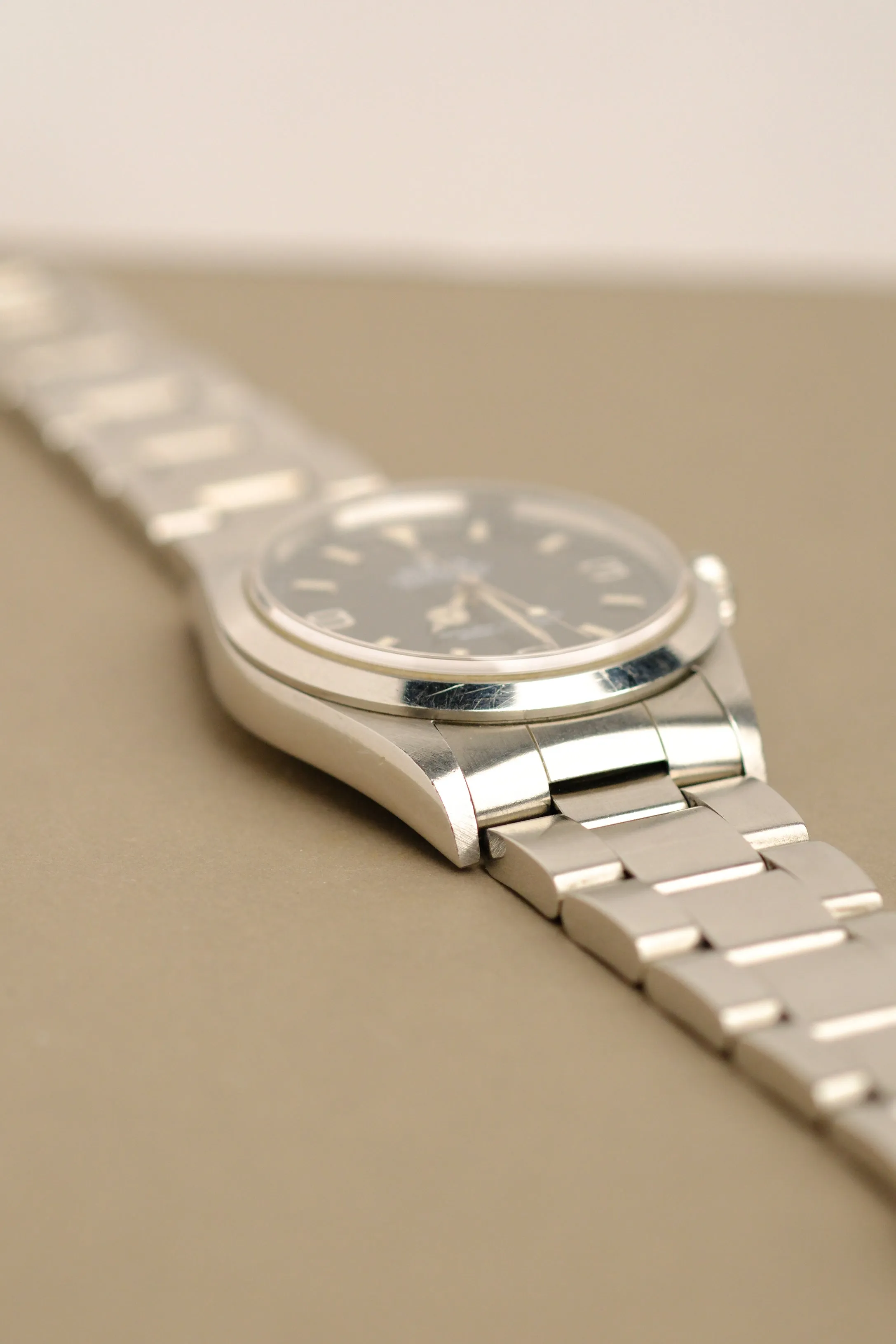 Rolex Explorer i 14270 Tritium Dial Cream Patina - 1997