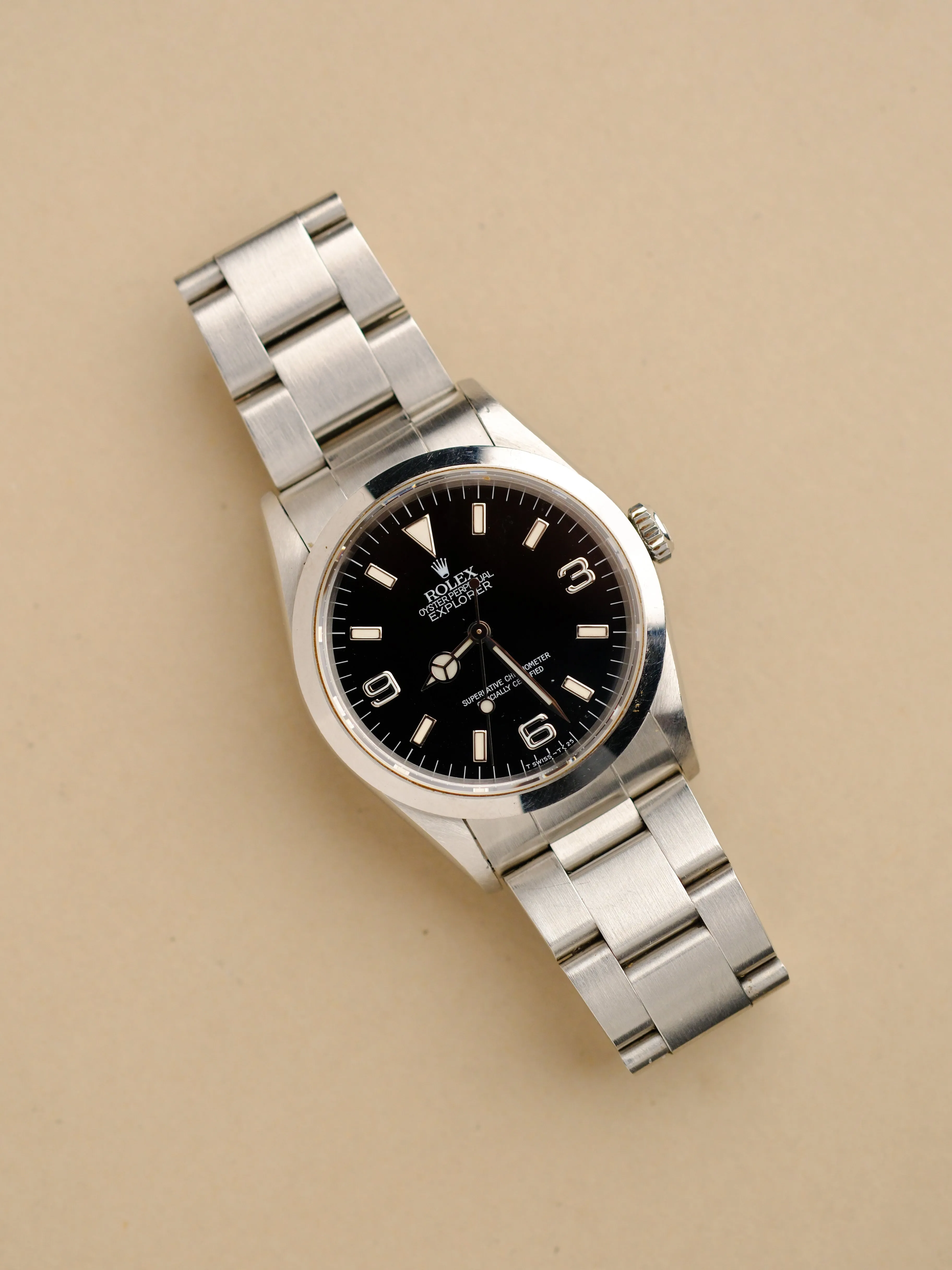 Rolex Explorer i 14270 Tritium Dial w/Papers - 1995