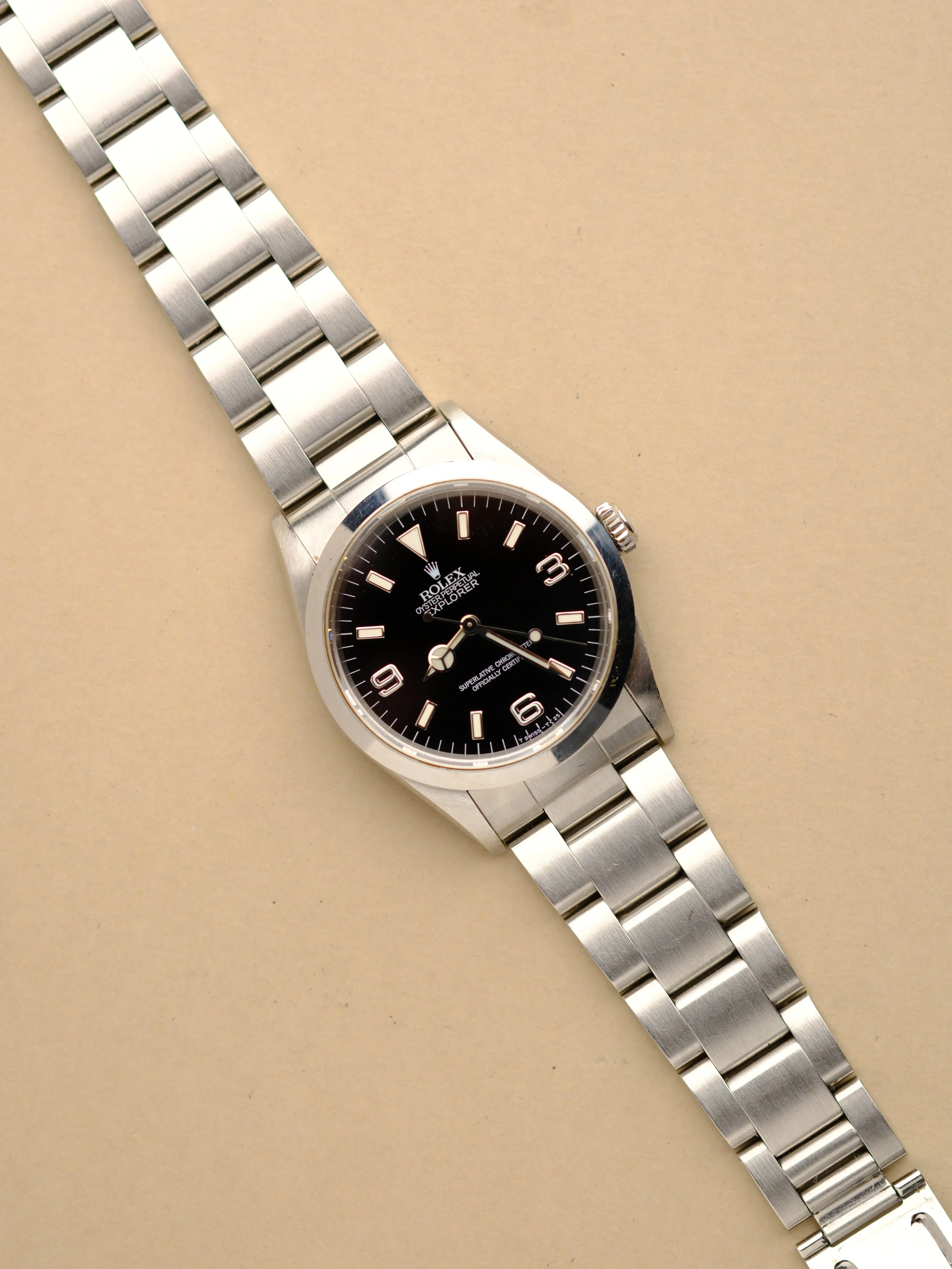 Rolex Explorer i 14270 Tritium Dial w/Papers - 1995