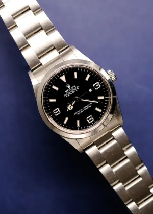 Rolex Explorer i 14270 Unpolished w/Papers - 1999