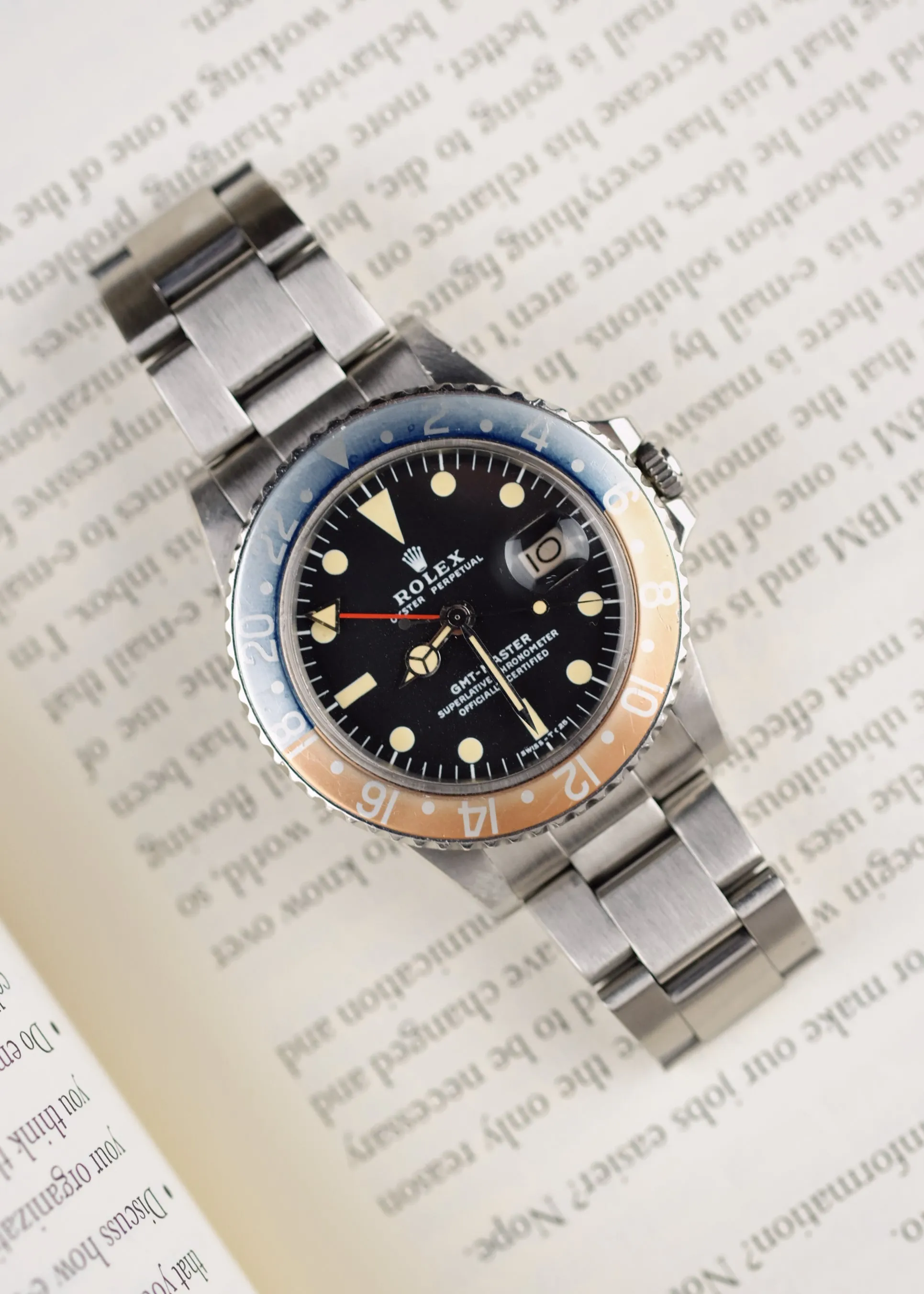 Rolex GMT 1675 MK 2 Dial - 1978