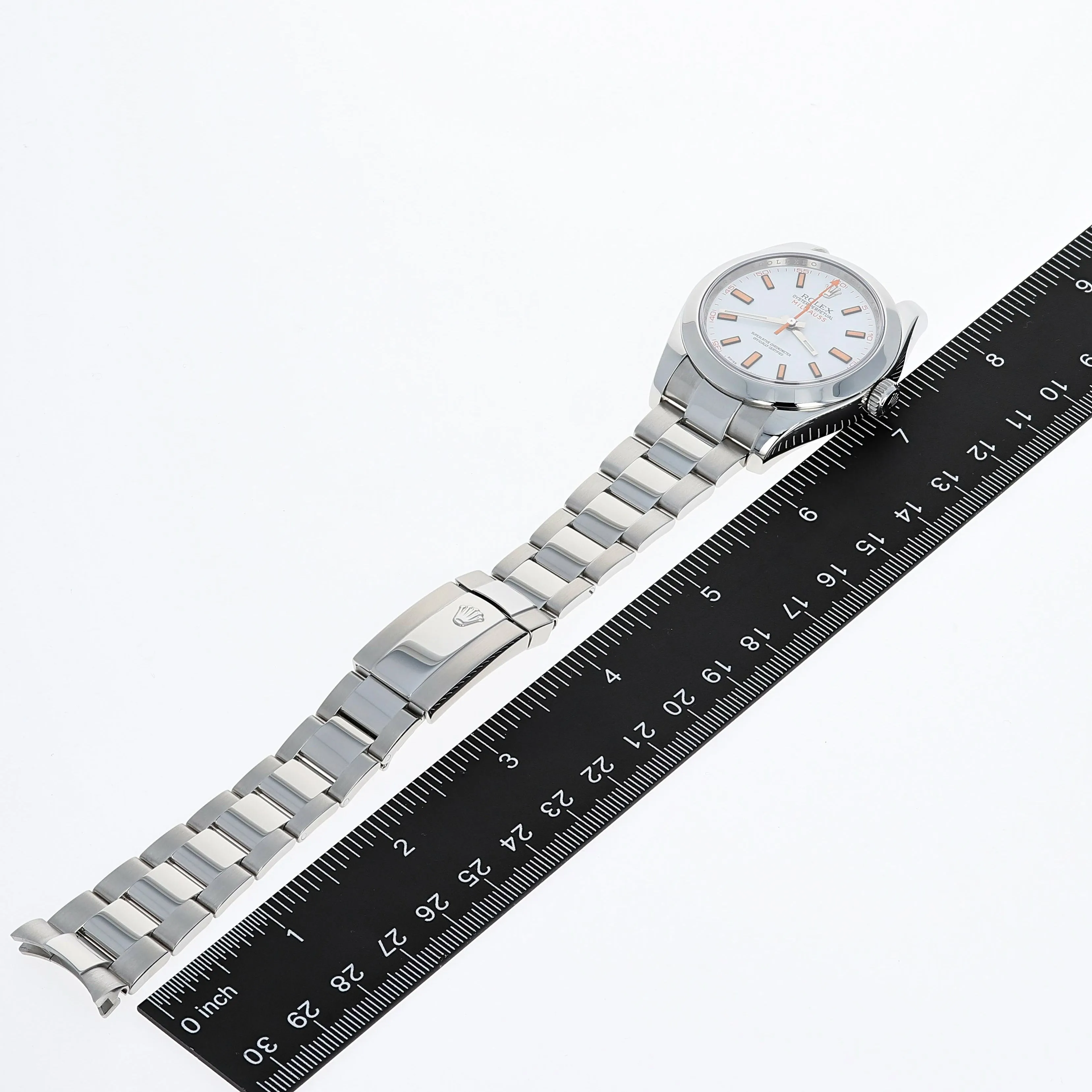 Rolex Milgauss 116400 White 2009 Box Papers Full Set Steel 40 mm