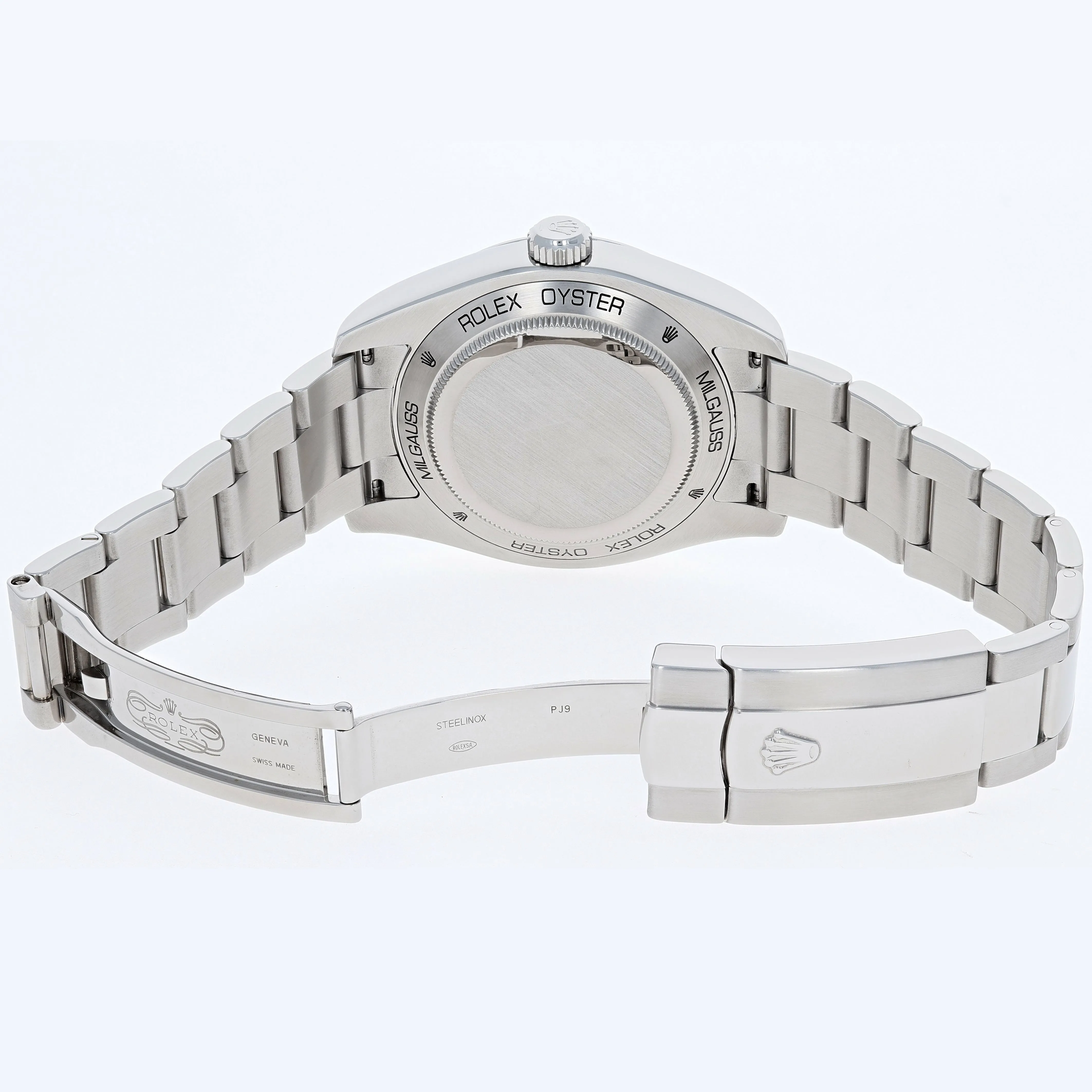 Rolex Milgauss 116400 White 2009 Box Papers Full Set Steel 40 mm