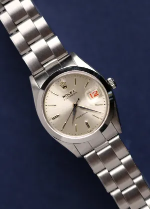 Rolex Oyster Date Precision 6494 w/Roulette Date Wheel - 1959