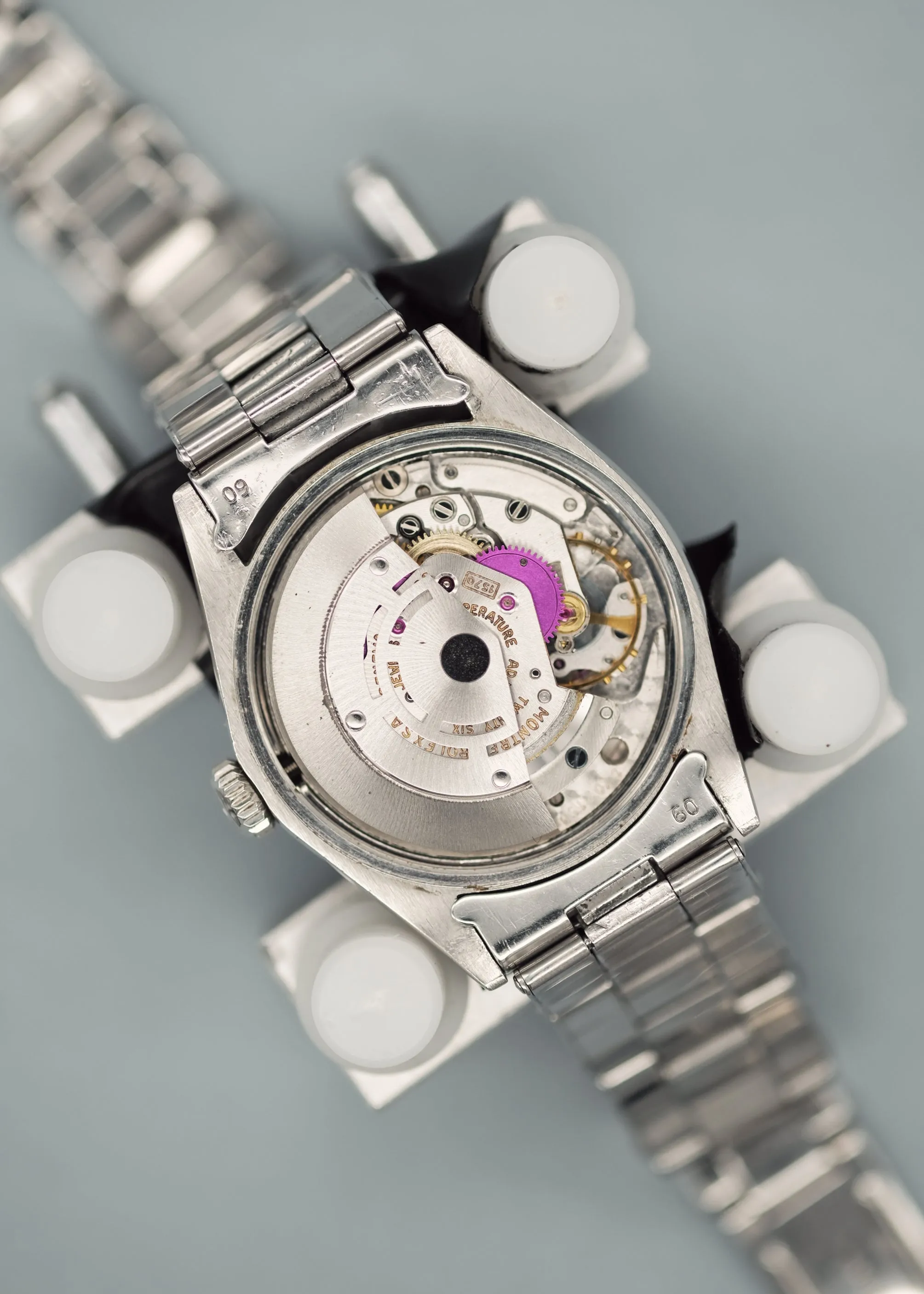 Rolex Oyster Perpetual Date 1500 Grey Mosaic Dial - 1970