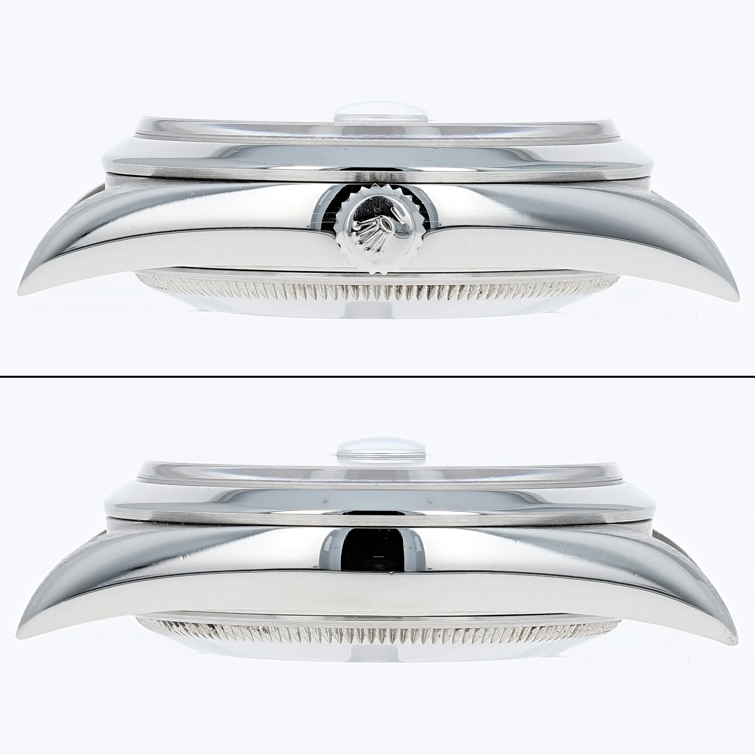 Rolex Oyster Perpetual Date 15200 White Arabic 1997 Steel 34 mm