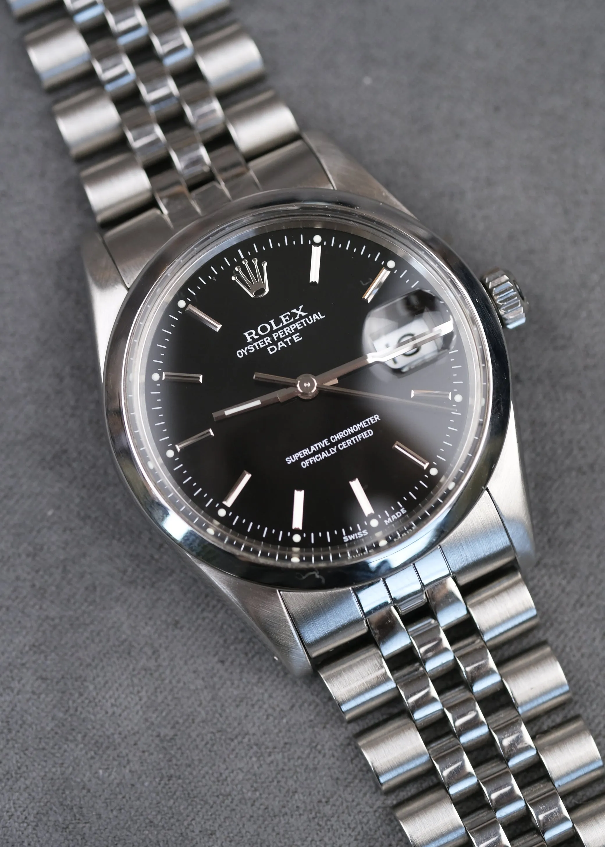 Rolex Oyster Perpetual Date Black Dial - 1981