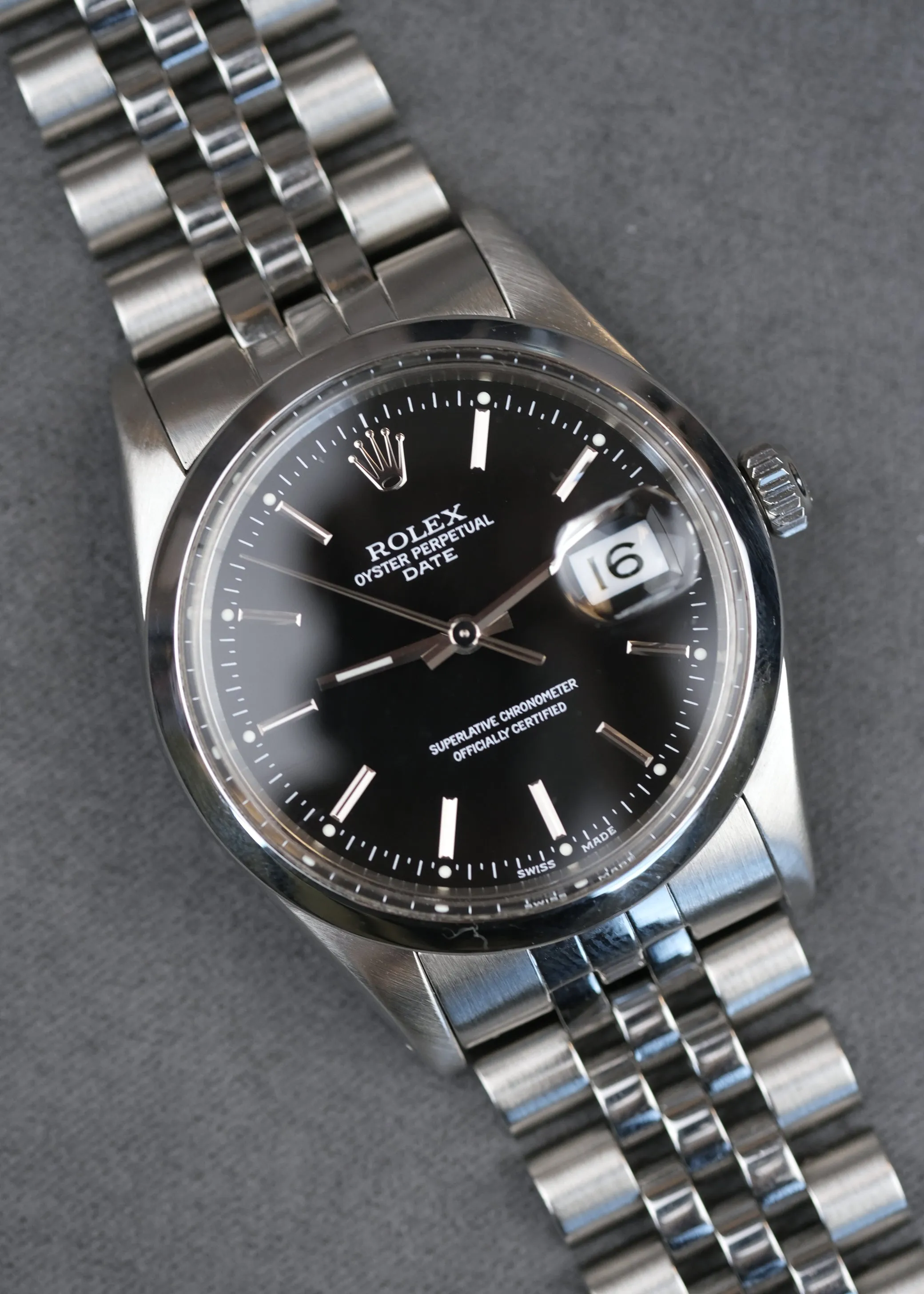 Rolex Oyster Perpetual Date Black Dial - 1981