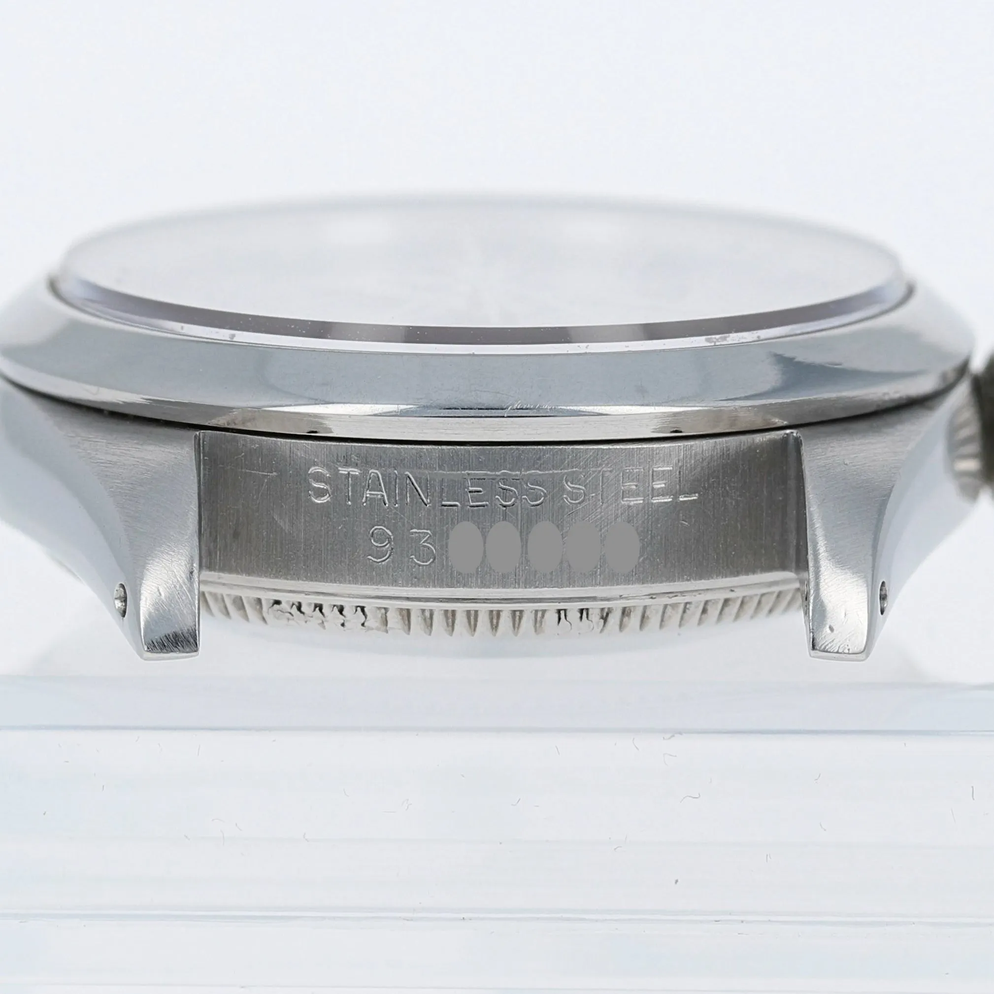 Rolex Oyster Perpetual Midsize 67480 Roman Numerals Gray Automatic c. 1986 Jubilee Steel 31 mm