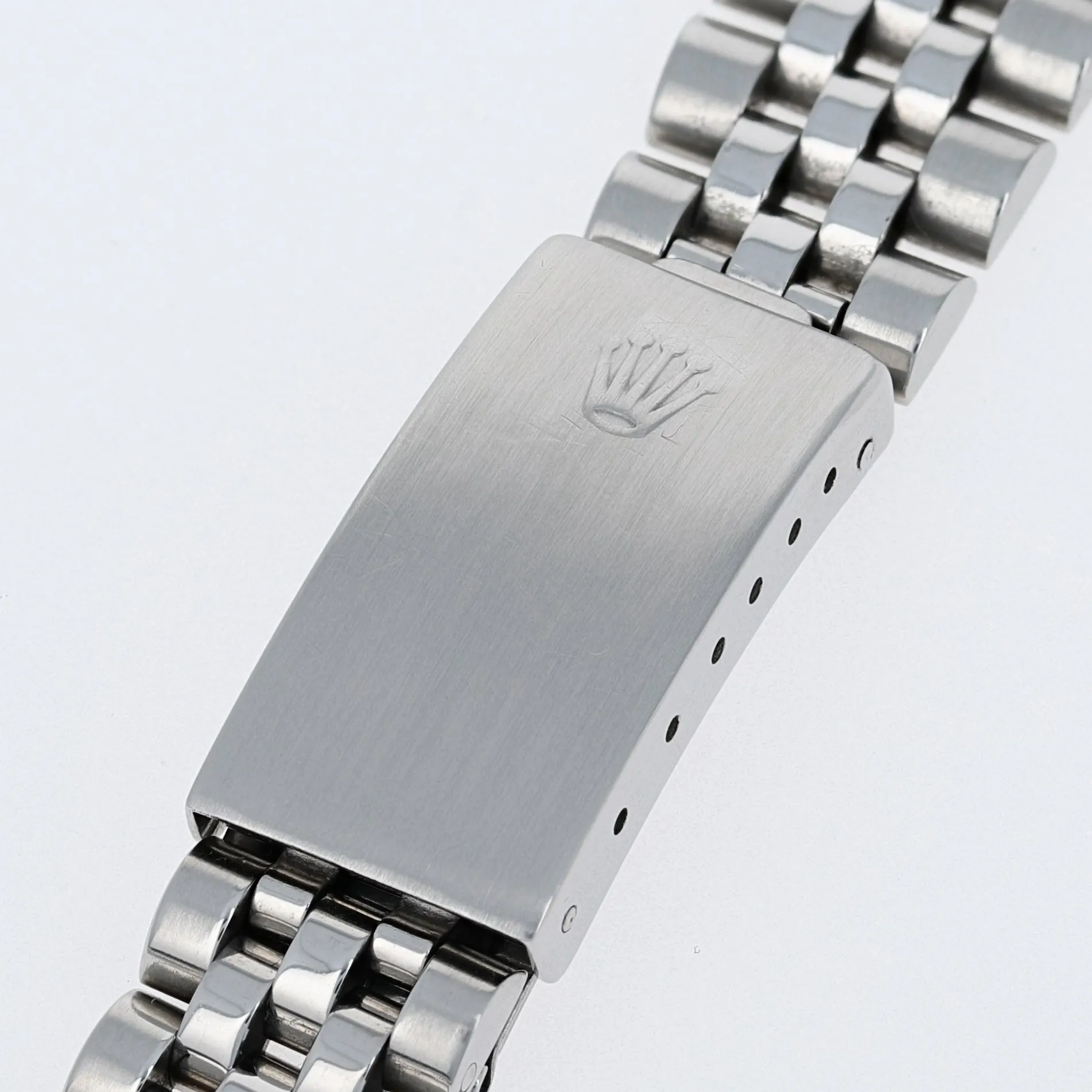Rolex Oyster Perpetual Midsize 67480 Roman Numerals Gray Automatic c. 1986 Jubilee Steel 31 mm