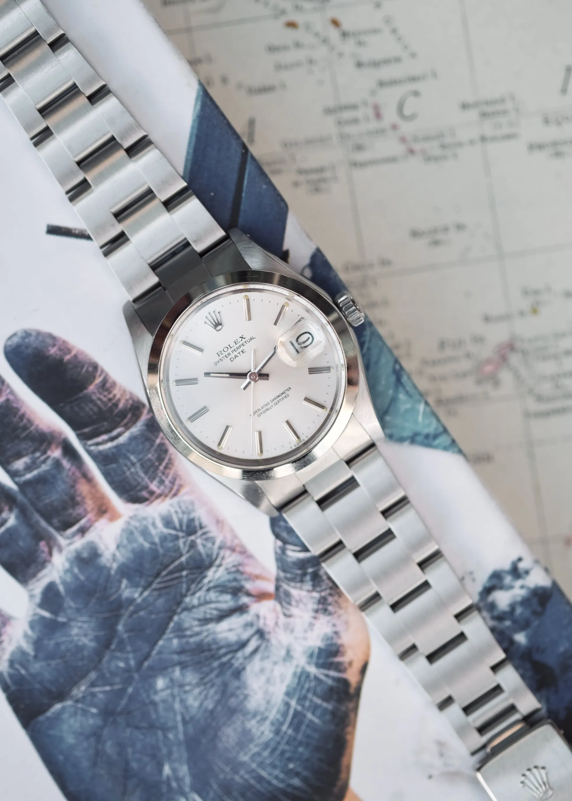 Rolex OysterDate 1500 Silver Dial - 1978